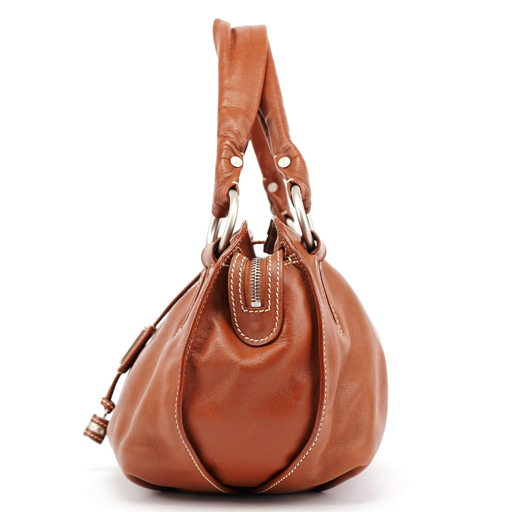 Brown Leather Bittersweet Shoulder Bag