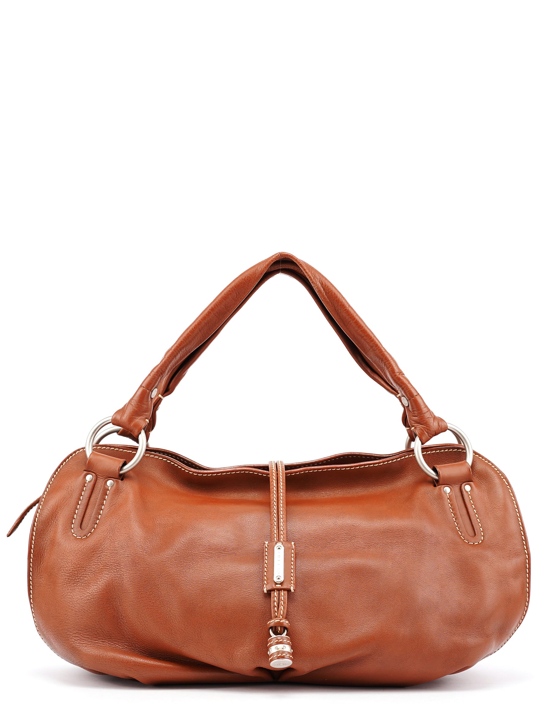 Brown Leather Bittersweet Shoulder Bag
