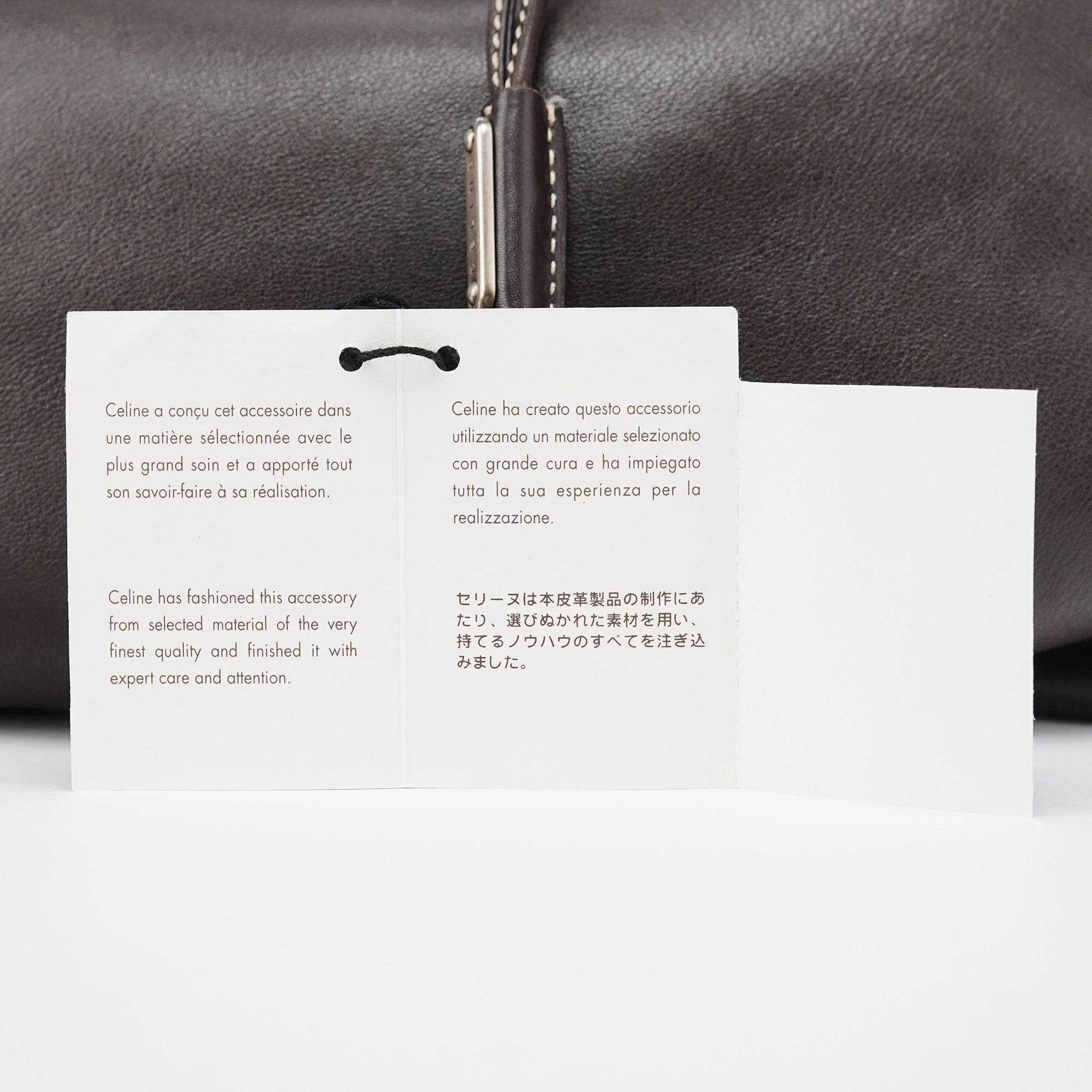 Brown Leather Bittersweet Shoulder Bag