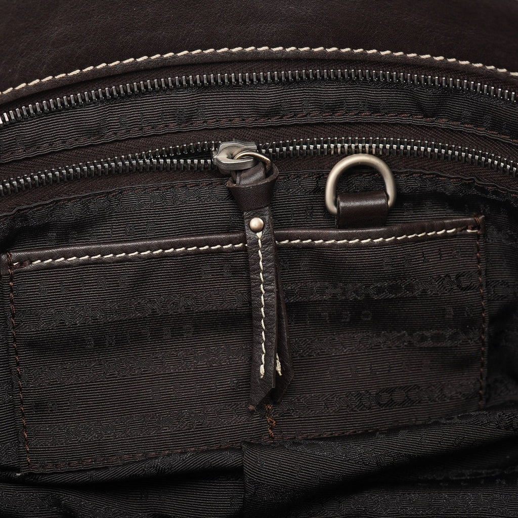 Brown Leather Bittersweet Shoulder Bag