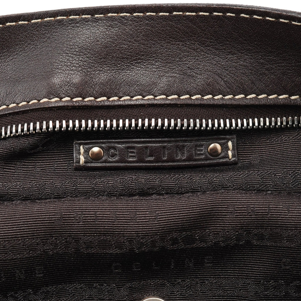 Brown Leather Bittersweet Shoulder Bag