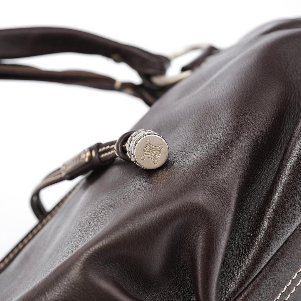 Brown Leather Bittersweet Shoulder Bag