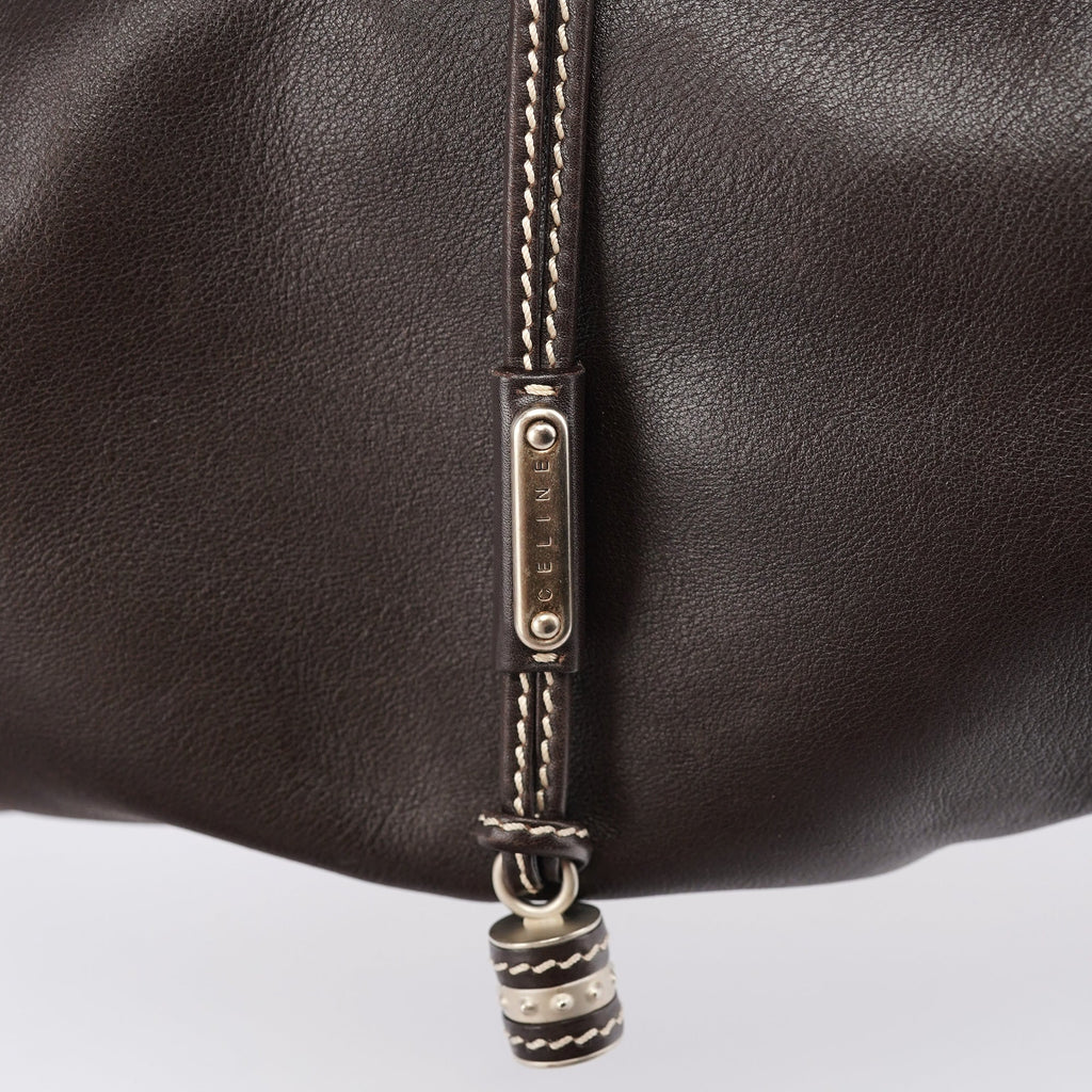 Brown Leather Bittersweet Shoulder Bag