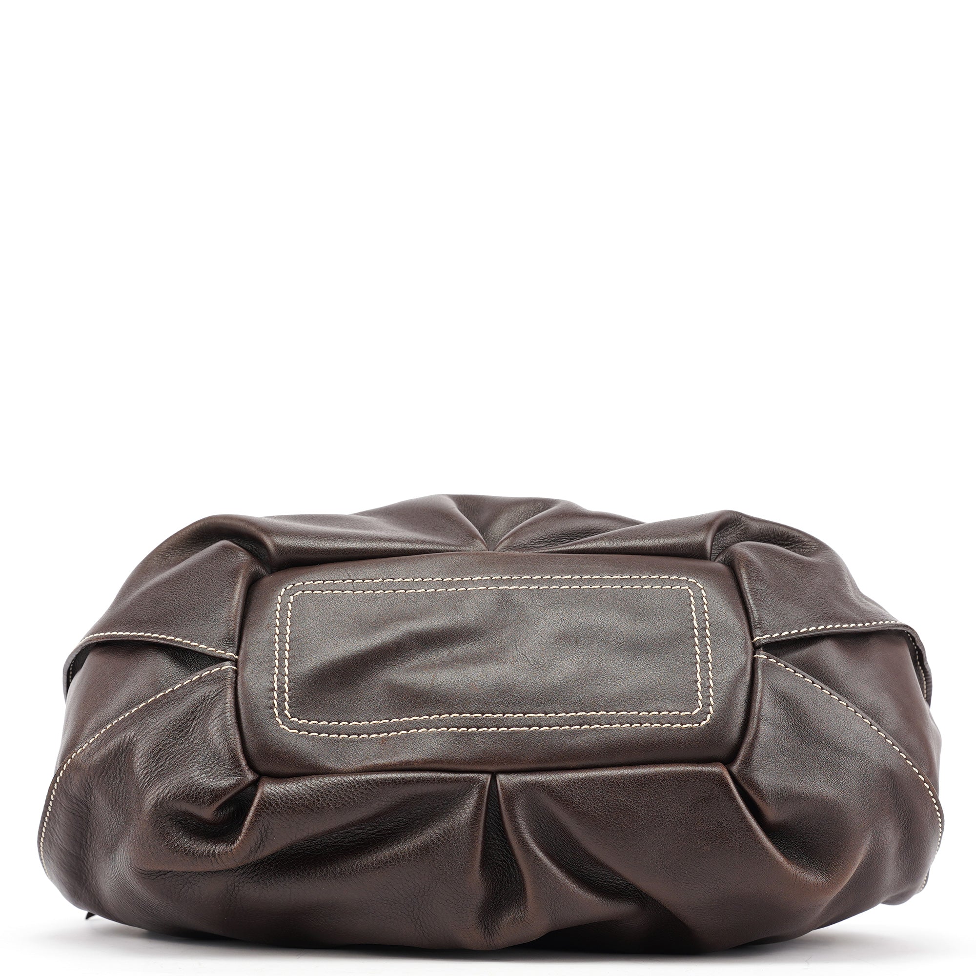 Brown Leather Bittersweet Shoulder Bag
