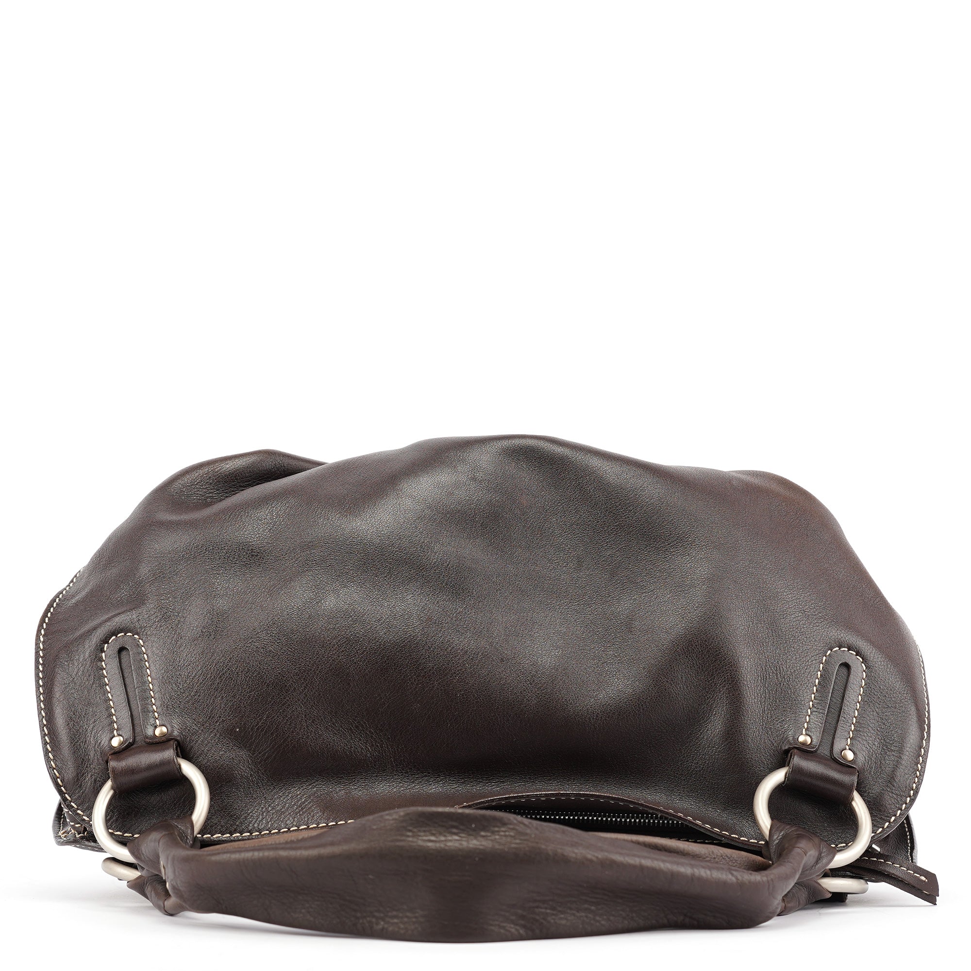 Brown Leather Bittersweet Shoulder Bag