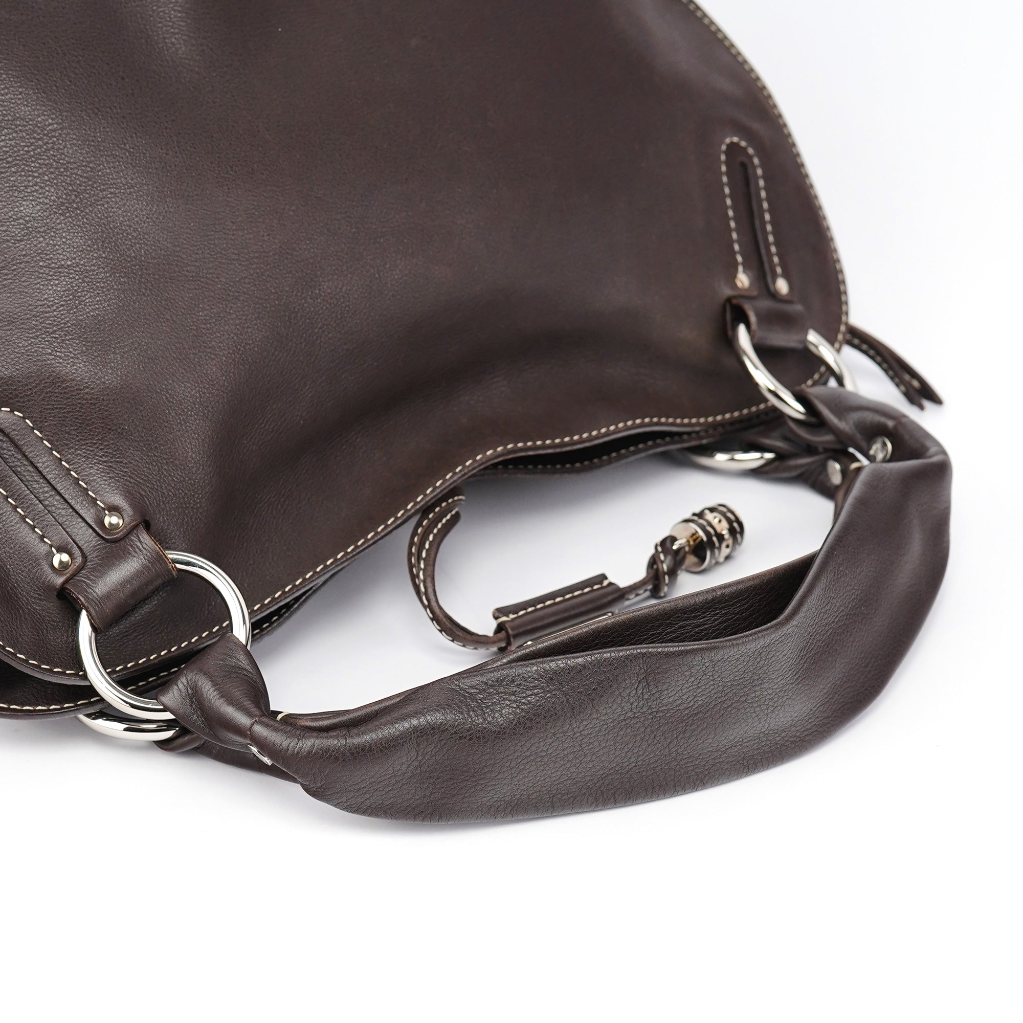 Brown Leather Bittersweet Shoulder Bag