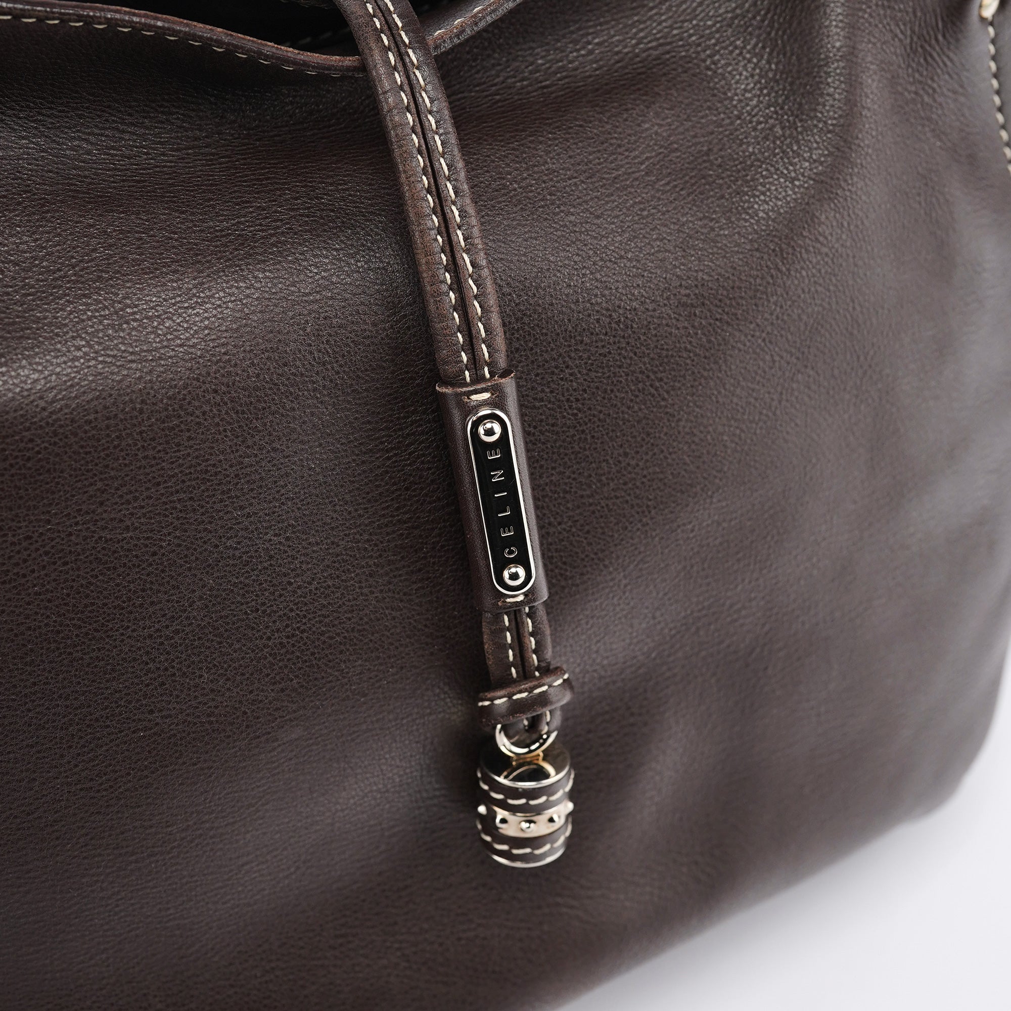 Brown Leather Bittersweet Shoulder Bag