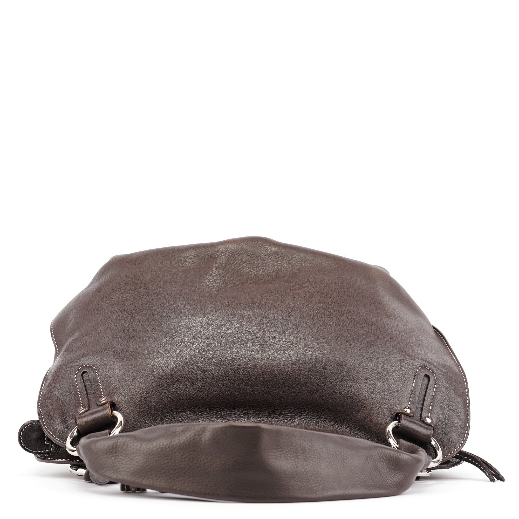 Brown Leather Bittersweet Shoulder Bag