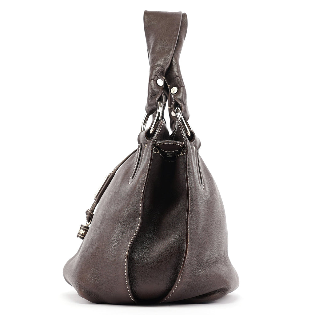 Brown Leather Bittersweet Shoulder Bag