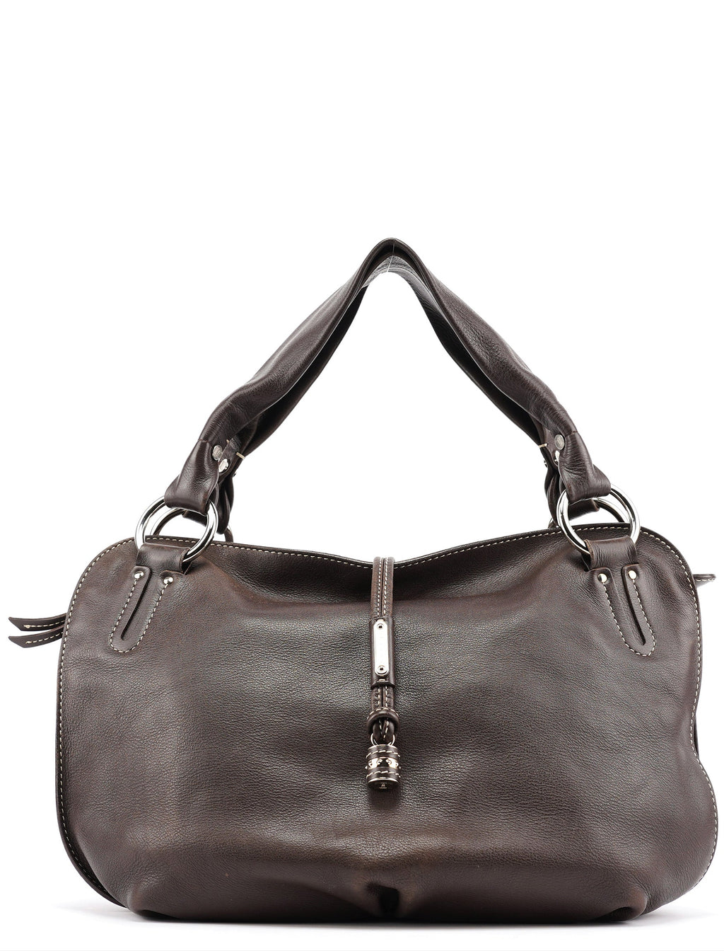 Brown Leather Bittersweet Shoulder Bag