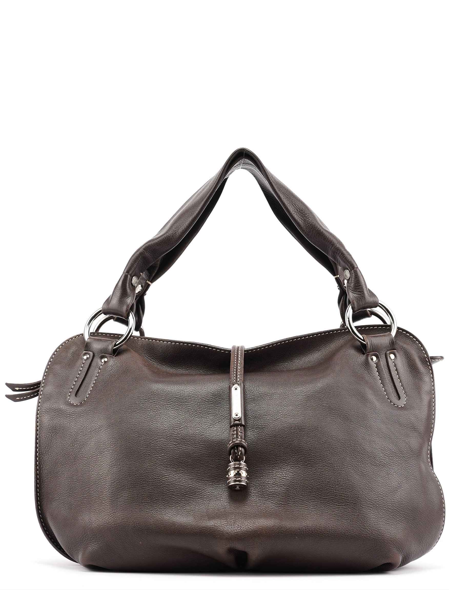 Brown Leather Bittersweet Shoulder Bag