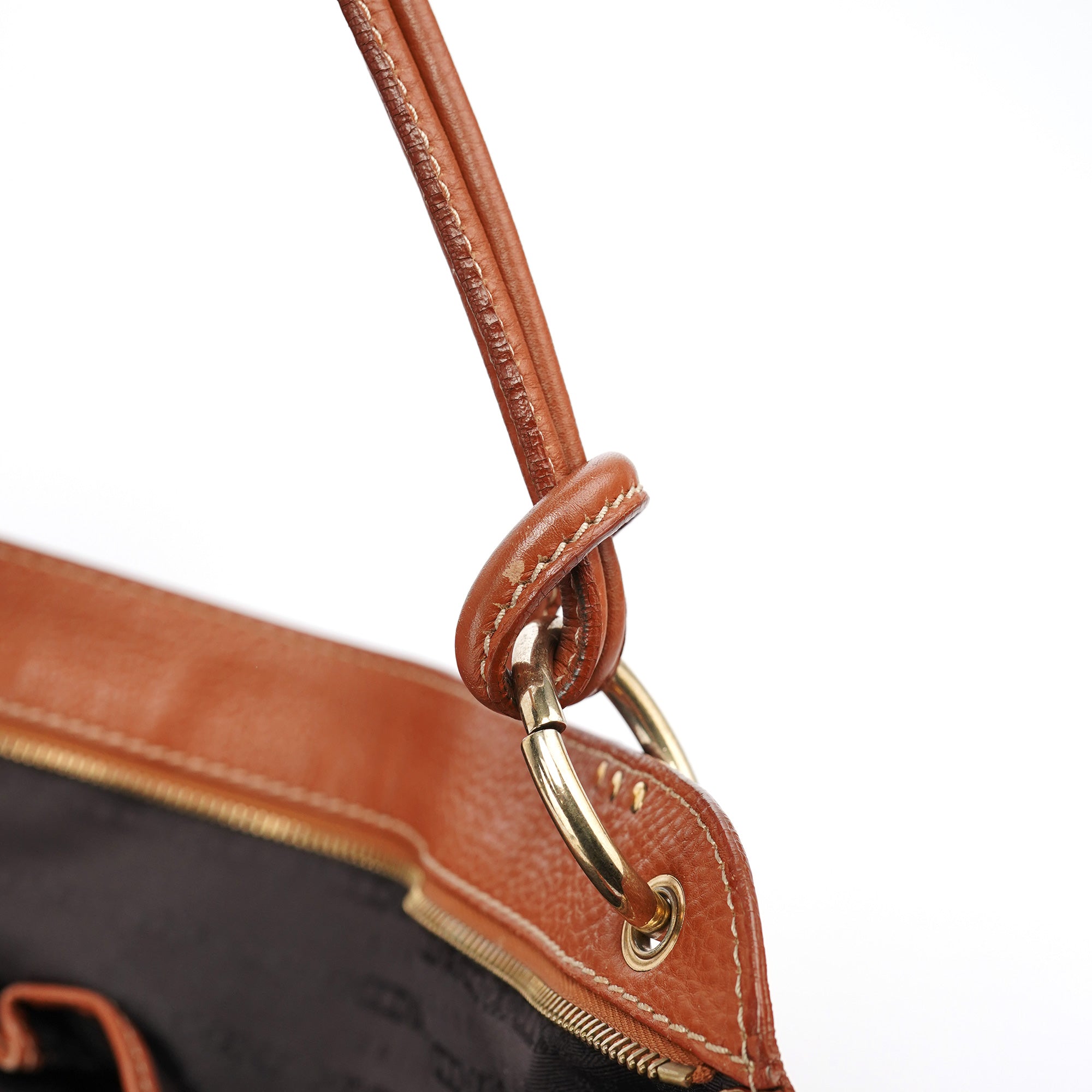 Brown Leather Bittersweet Shoulder Bag