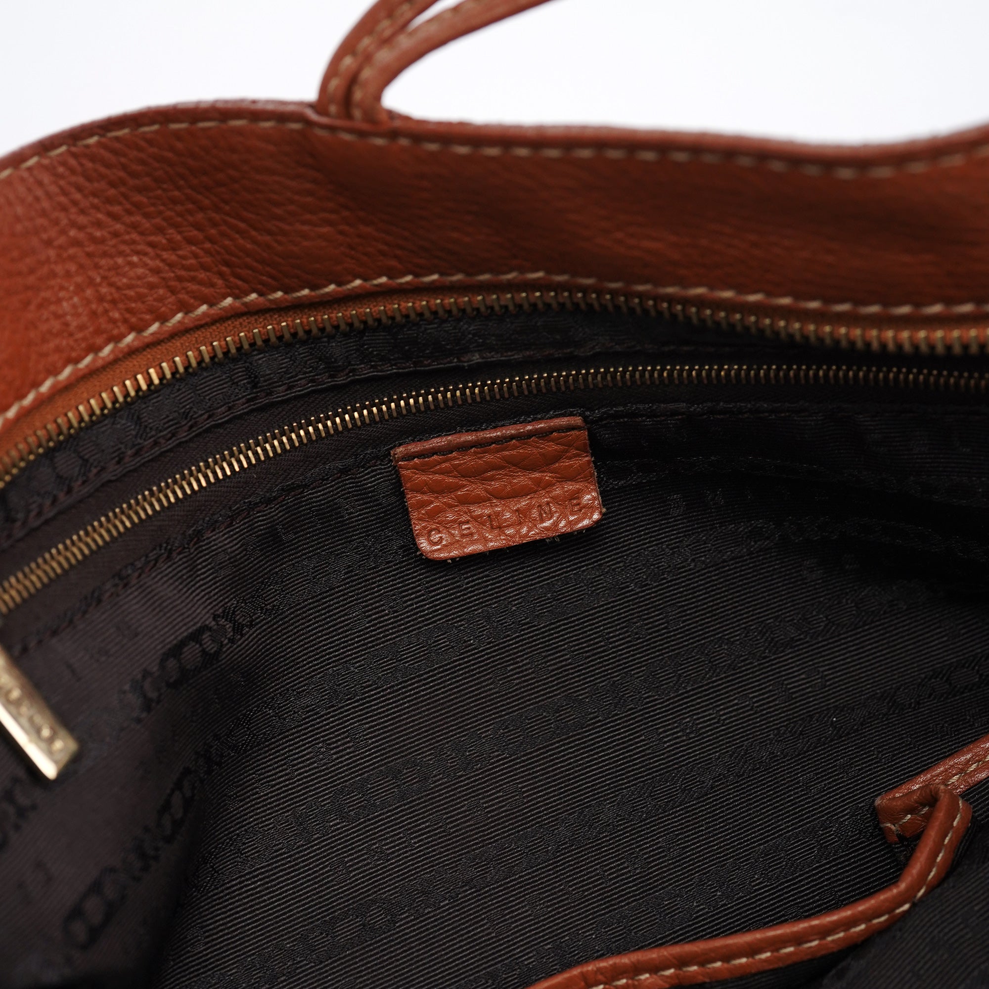 Brown Leather Bittersweet Shoulder Bag