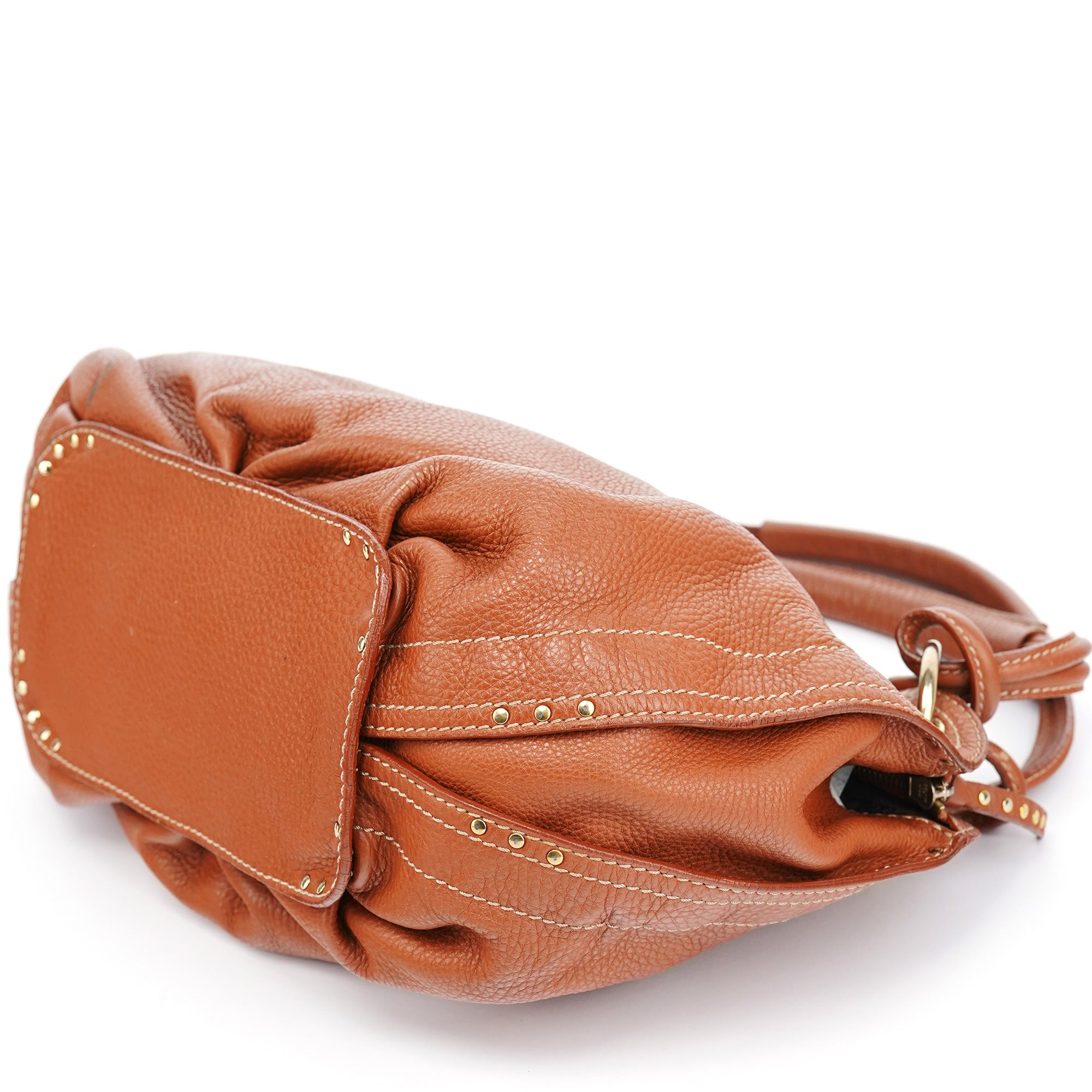 Brown Leather Bittersweet Shoulder Bag