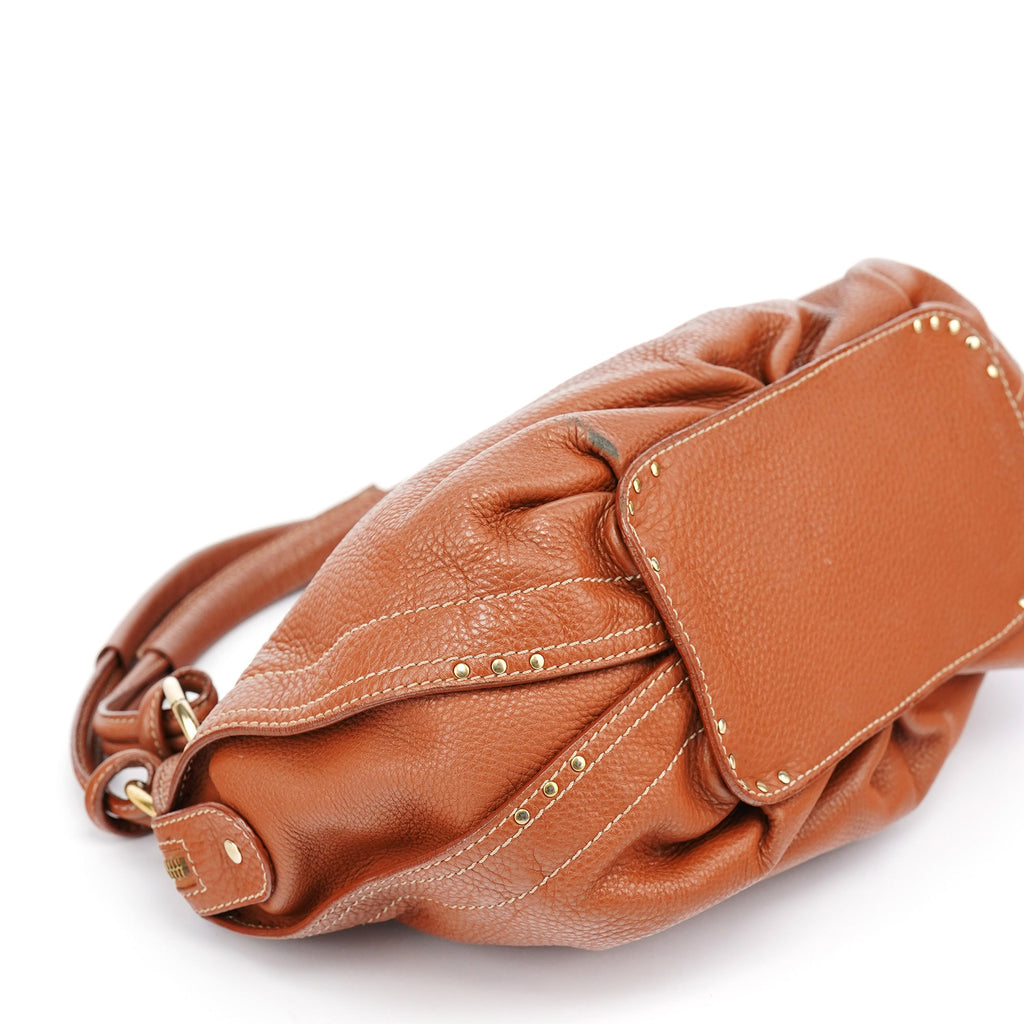 Brown Leather Bittersweet Shoulder Bag