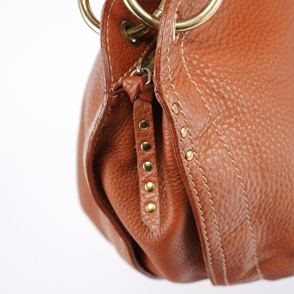 Brown Leather Bittersweet Shoulder Bag