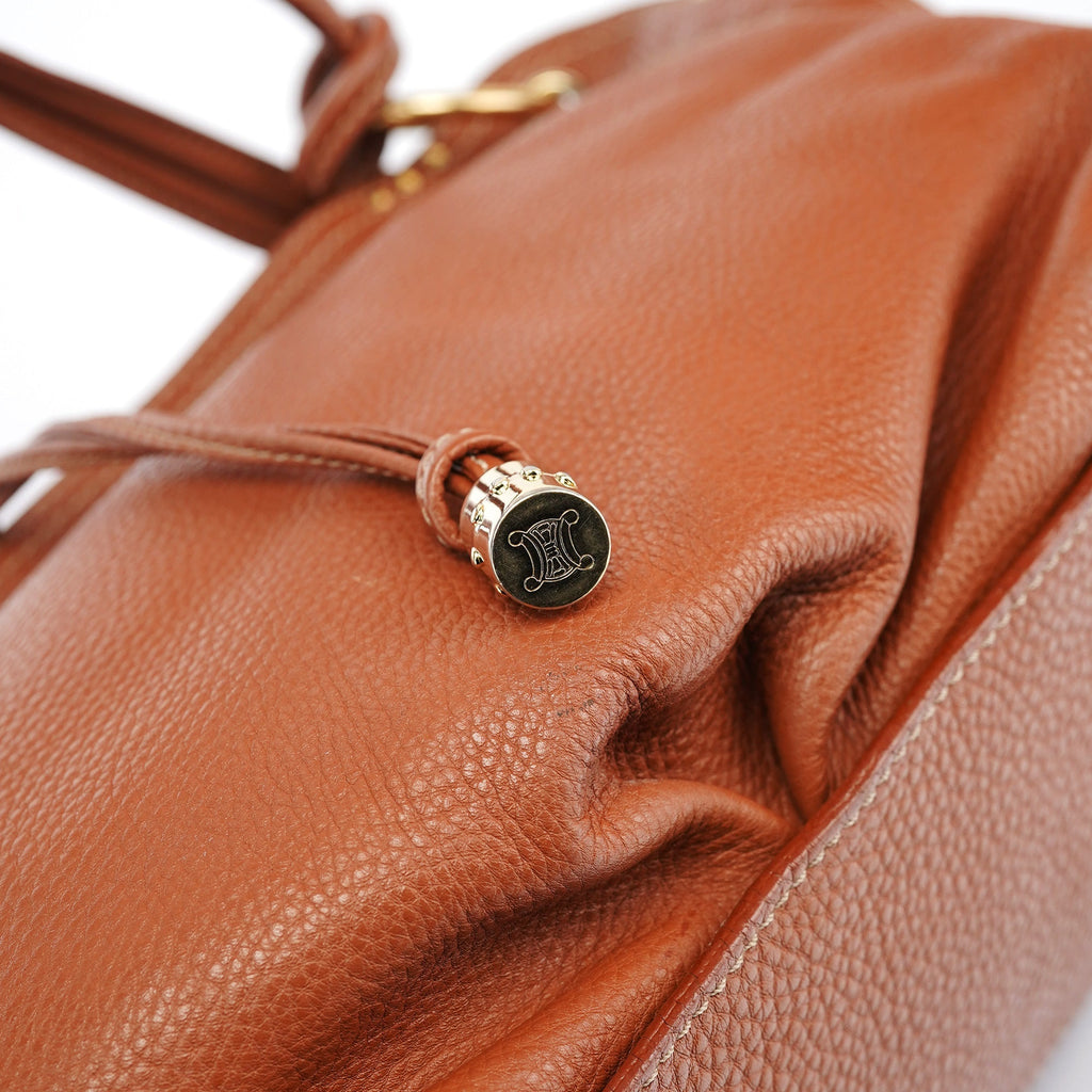 Brown Leather Bittersweet Shoulder Bag
