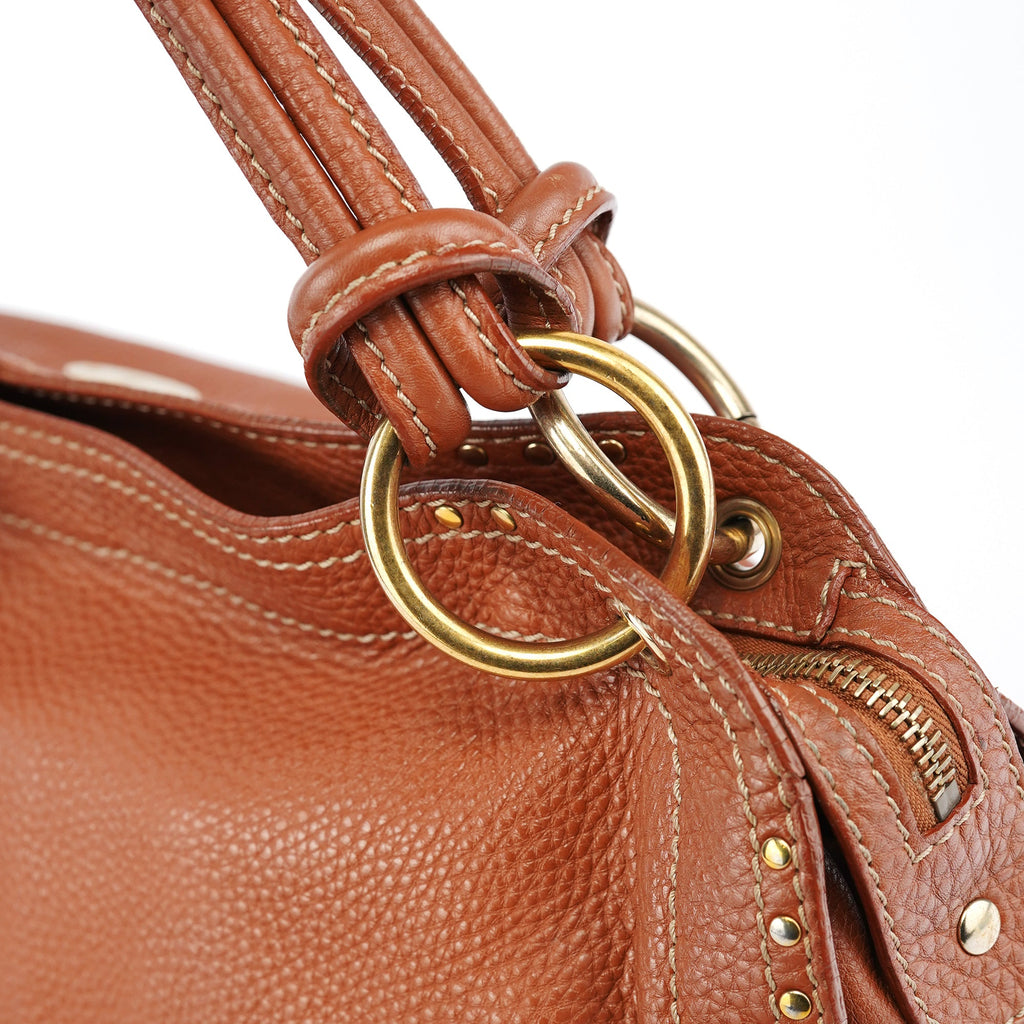 Brown Leather Bittersweet Shoulder Bag