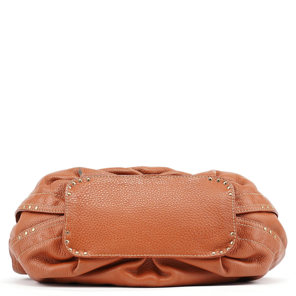 Brown Leather Bittersweet Shoulder Bag
