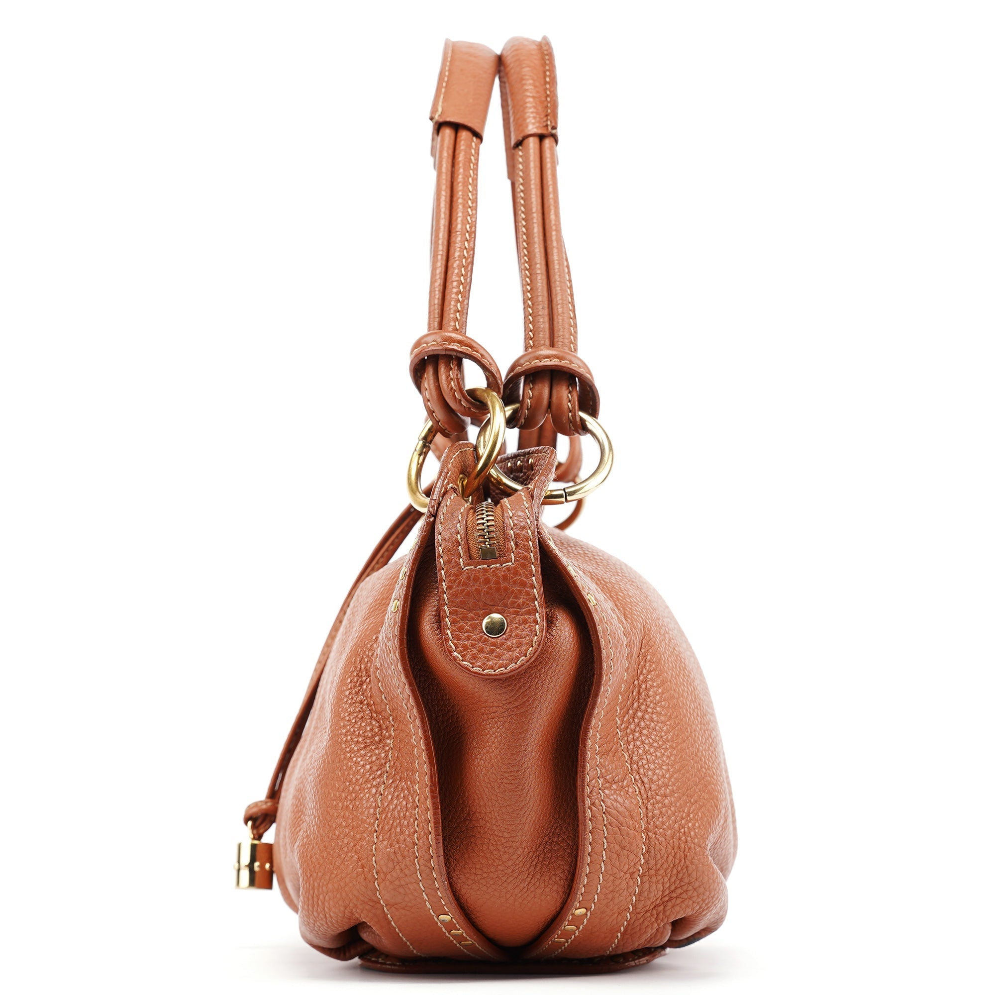 Brown Leather Bittersweet Shoulder Bag