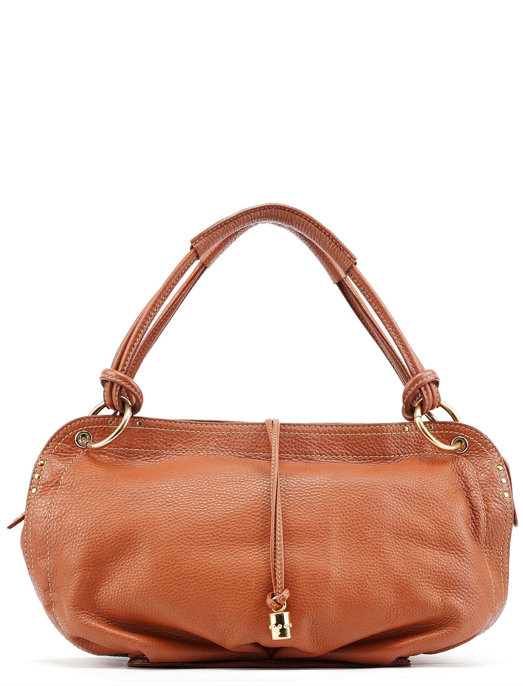 Brown Leather Bittersweet Shoulder Bag