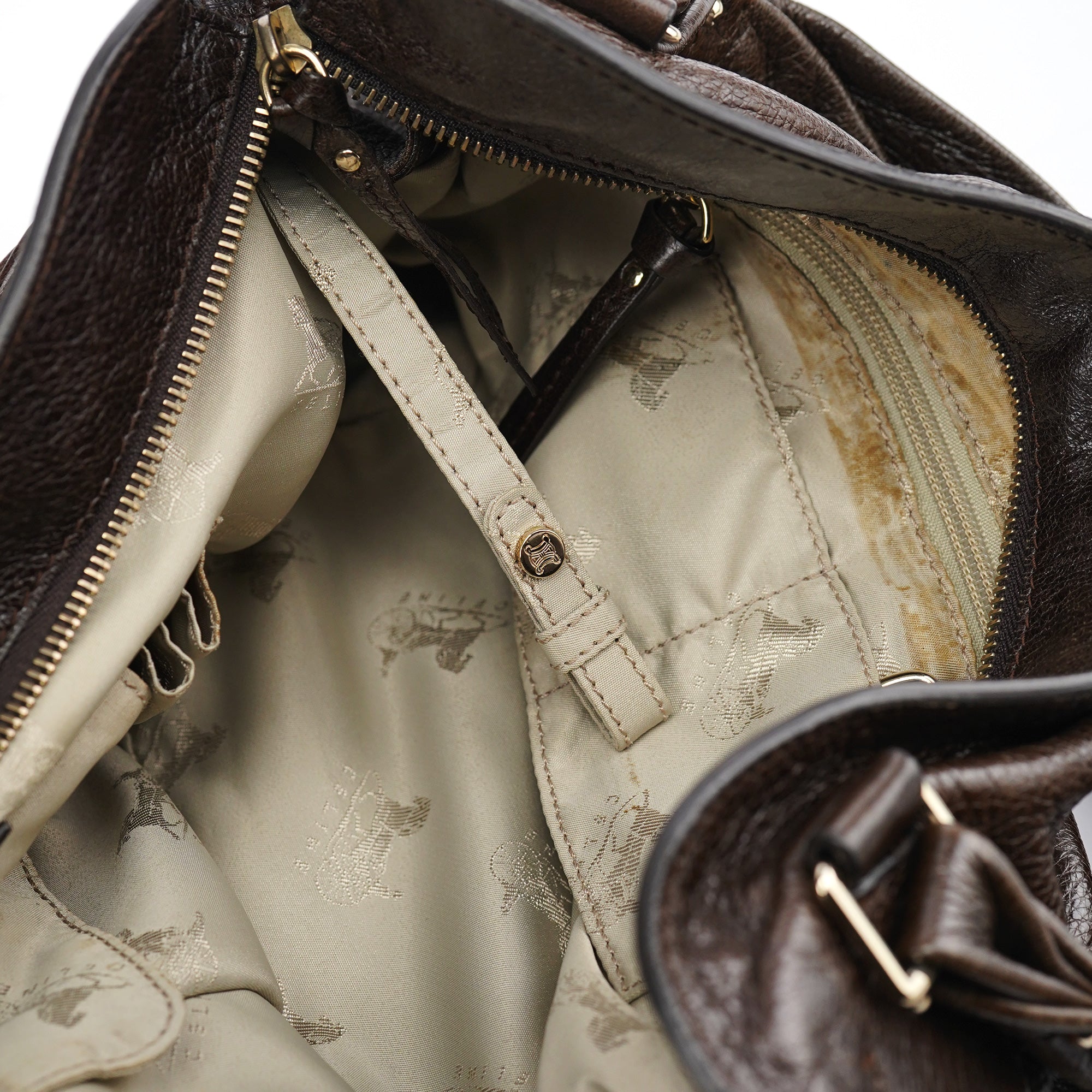 Brown Leather Bittersweet Shoulder Bag