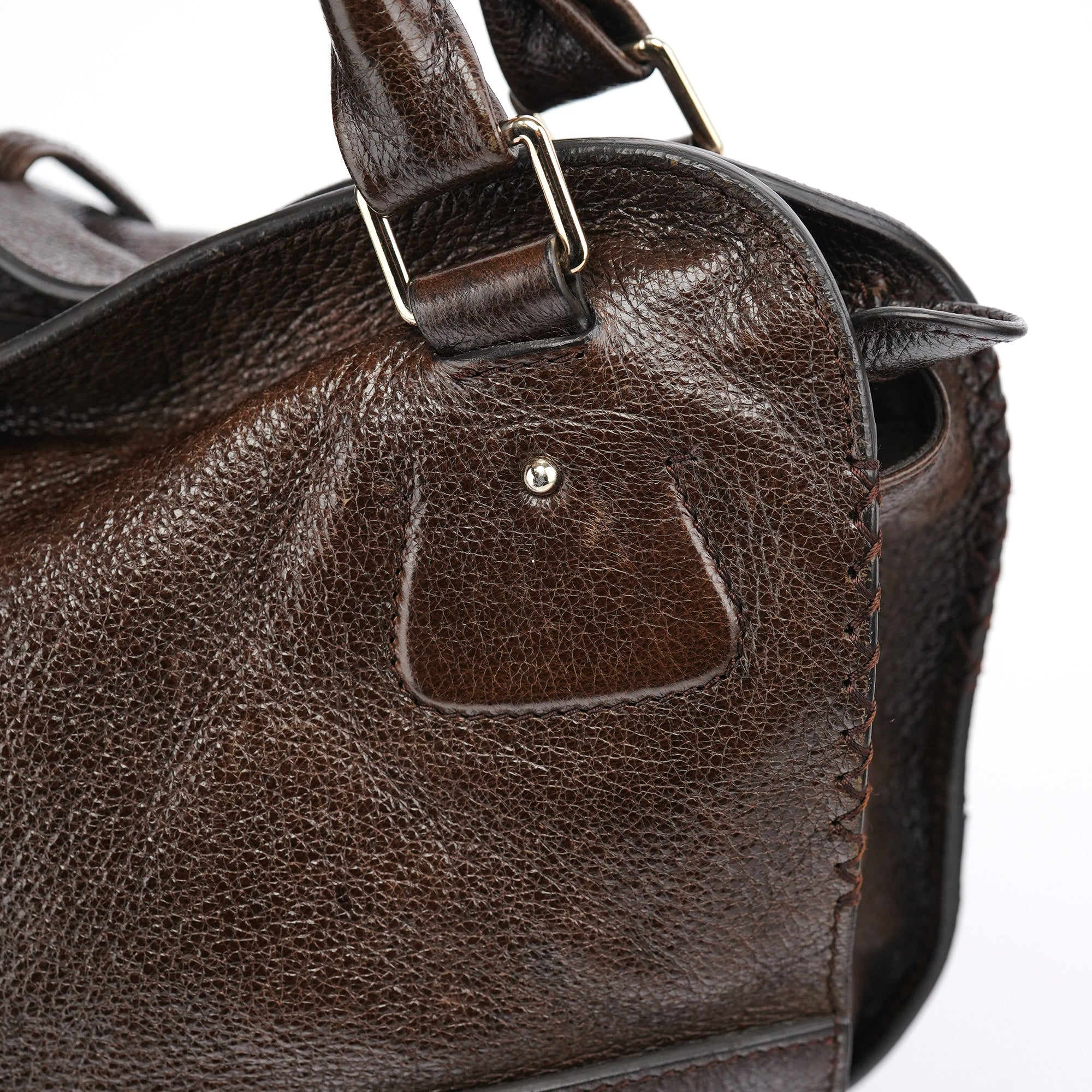 Brown Leather Bittersweet Shoulder Bag