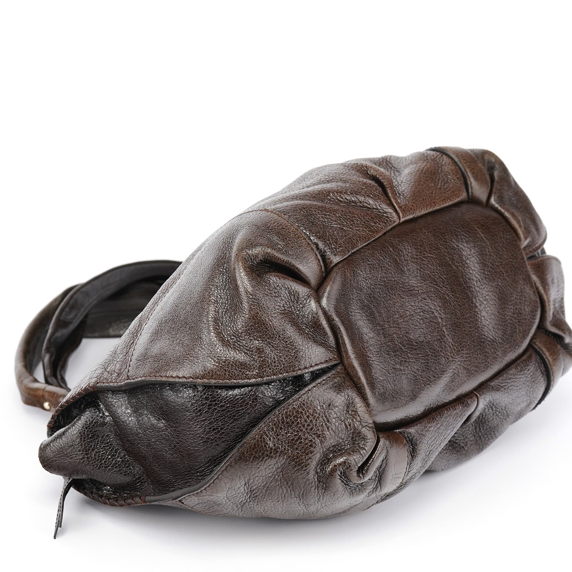 Brown Leather Bittersweet Shoulder Bag