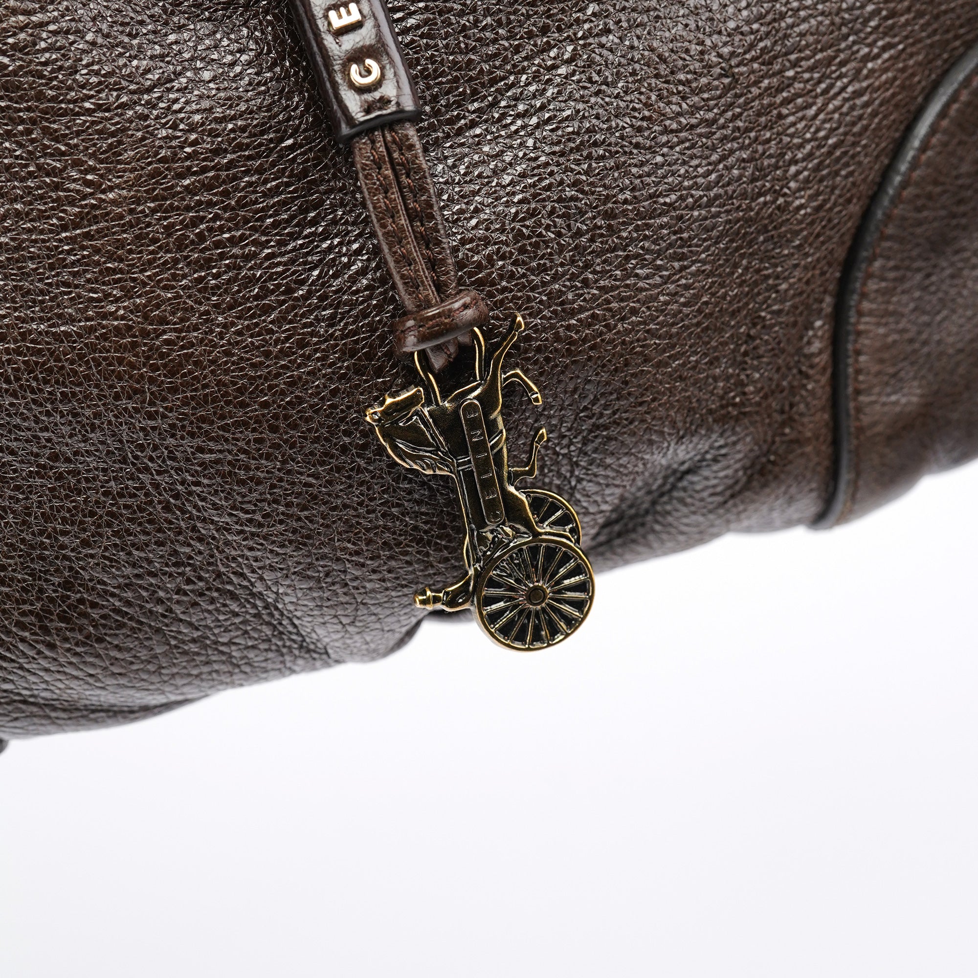 Brown Leather Bittersweet Shoulder Bag