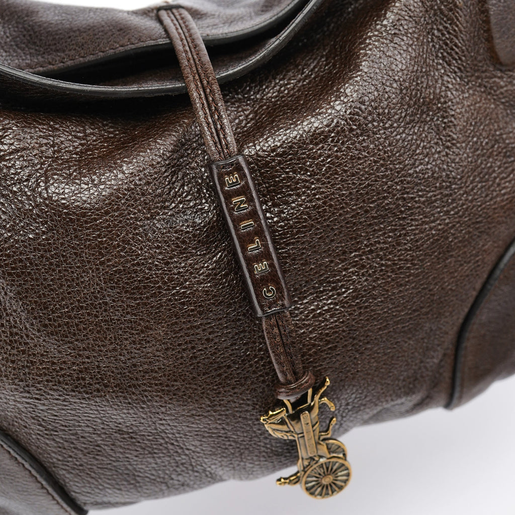 Brown Leather Bittersweet Shoulder Bag