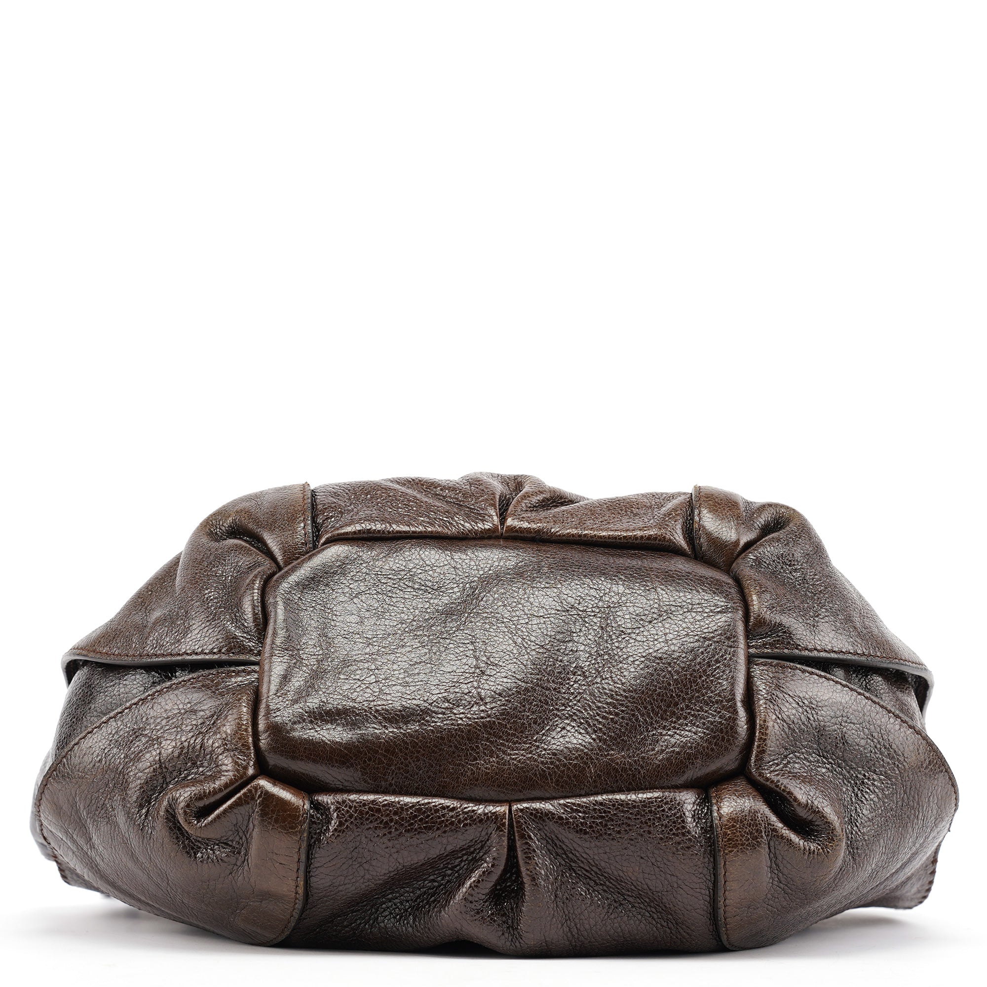 Brown Leather Bittersweet Shoulder Bag