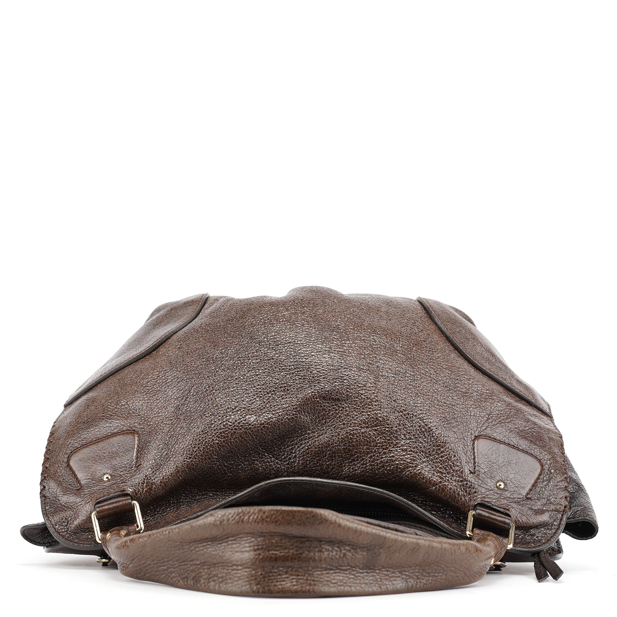 Brown Leather Bittersweet Shoulder Bag