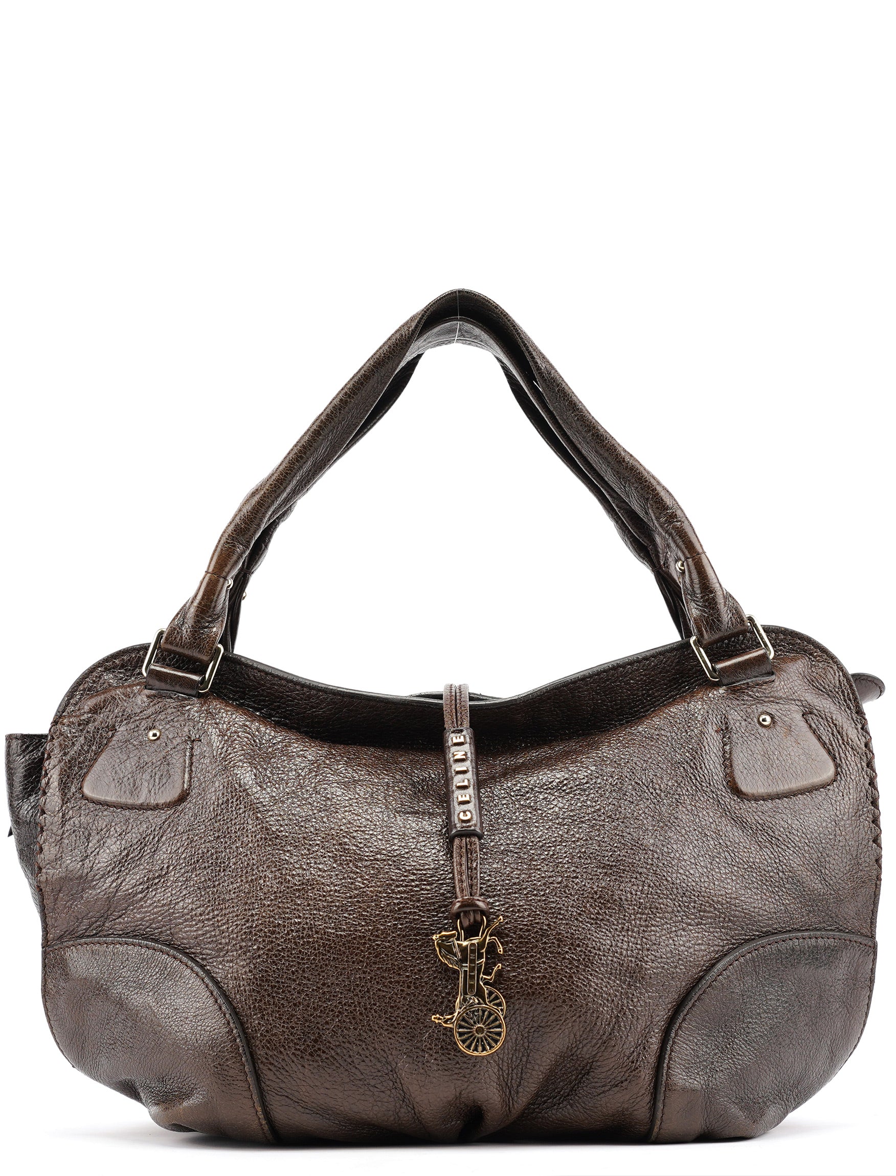 Brown Leather Bittersweet Shoulder Bag
