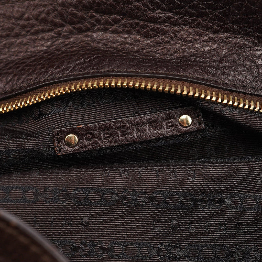 Brown Leather Bittersweet Shoulder Bag