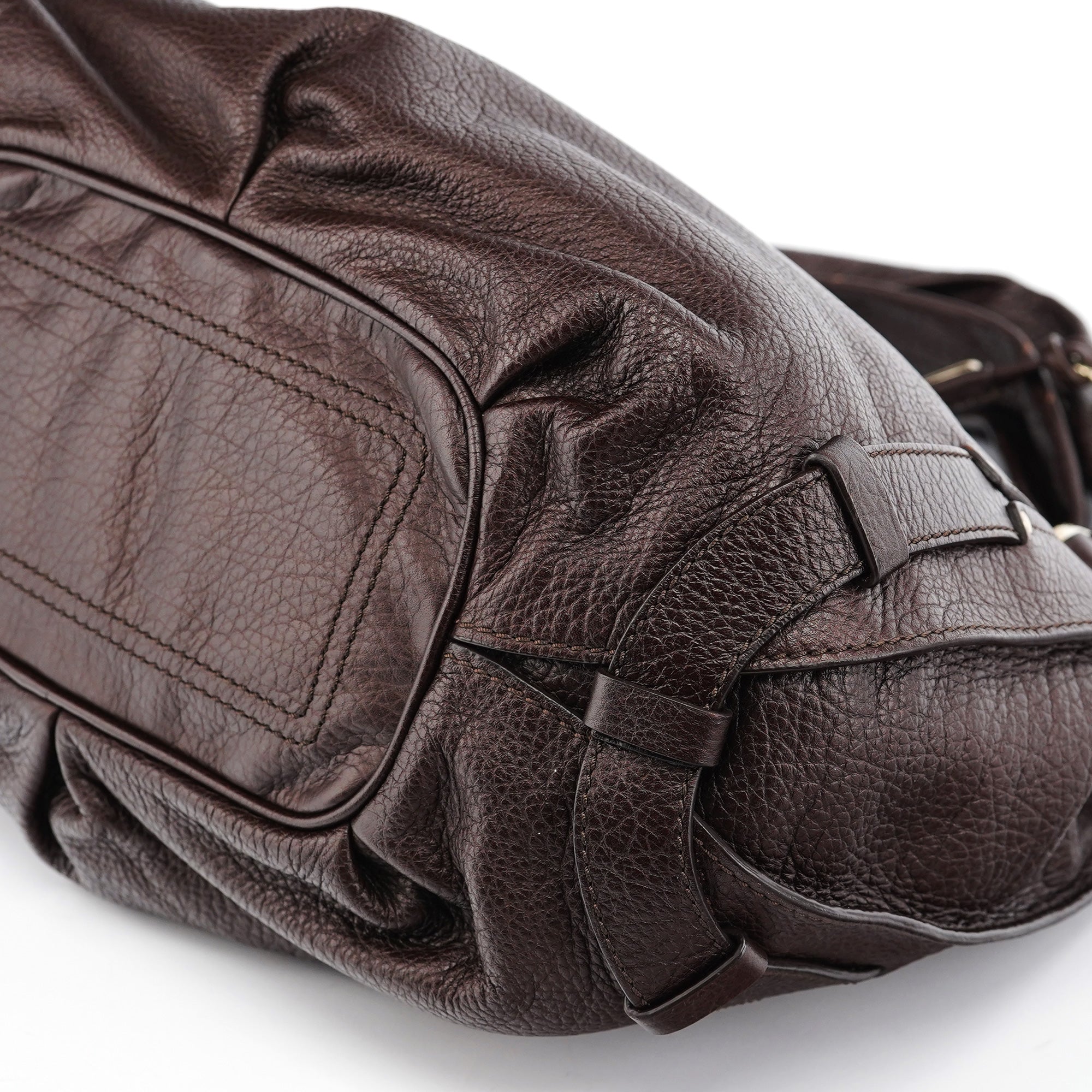 Brown Leather Bittersweet Shoulder Bag