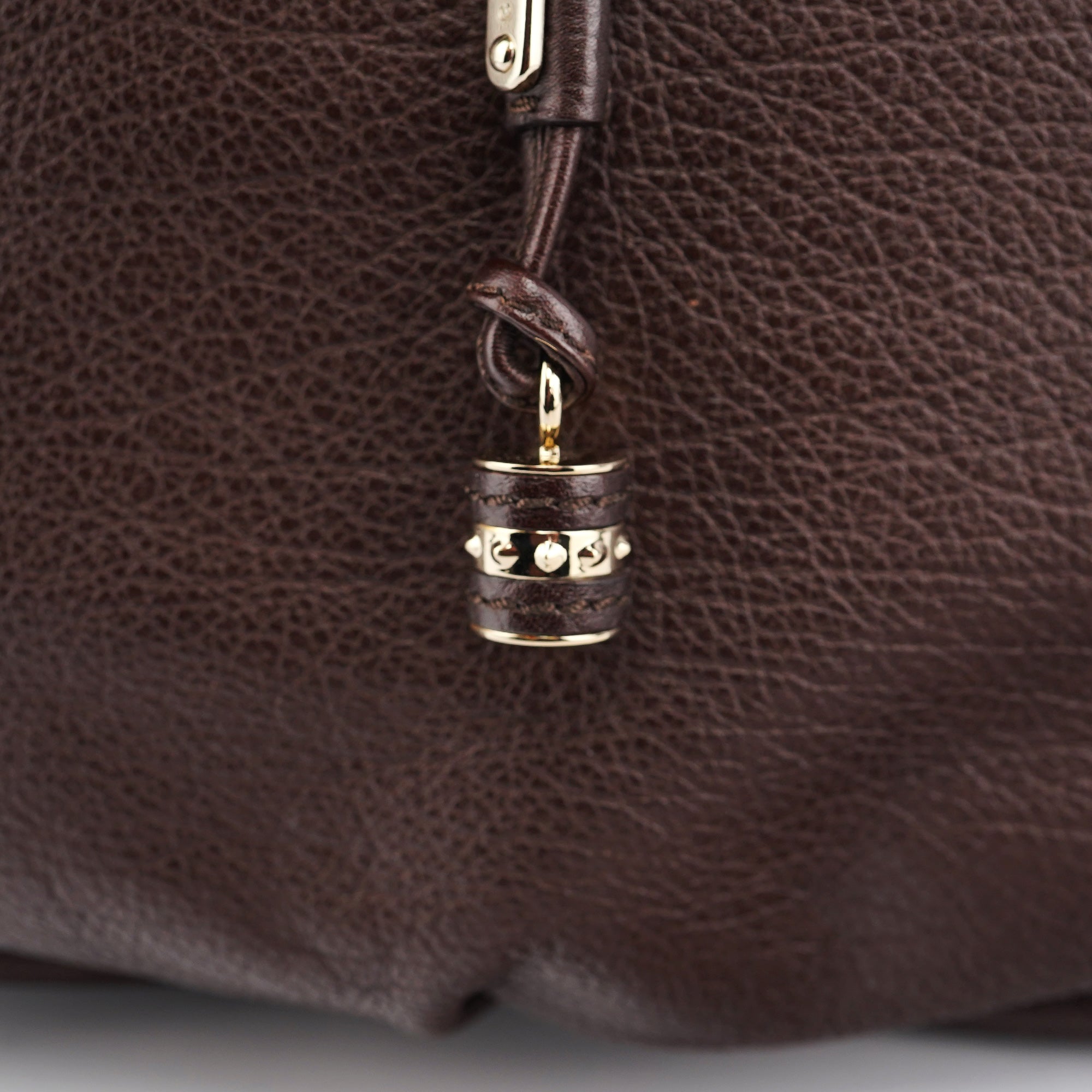 Brown Leather Bittersweet Shoulder Bag