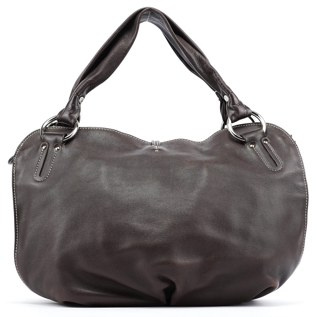 Brown Leather Bittersweet Shoulder Bag