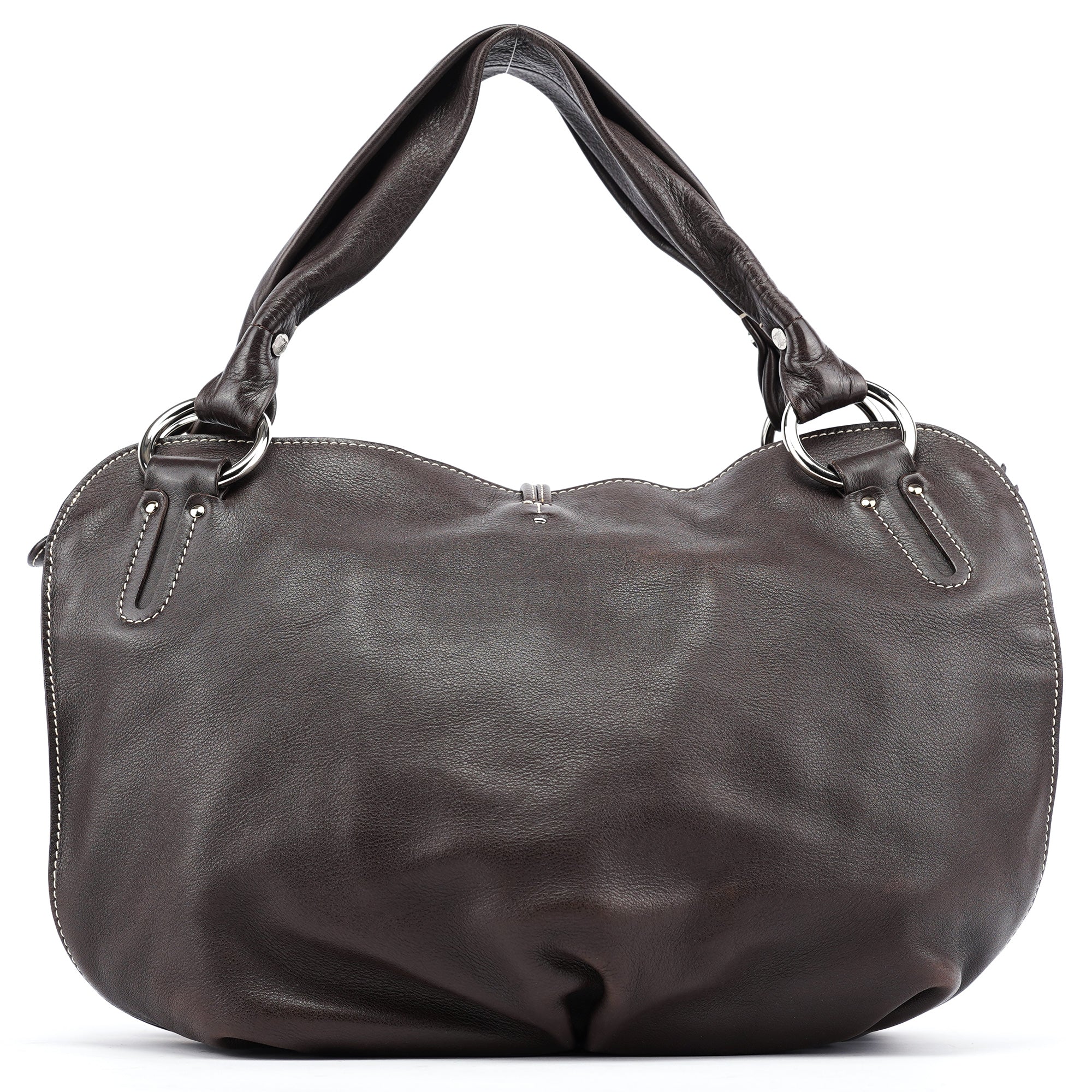 Brown Leather Bittersweet Shoulder Bag