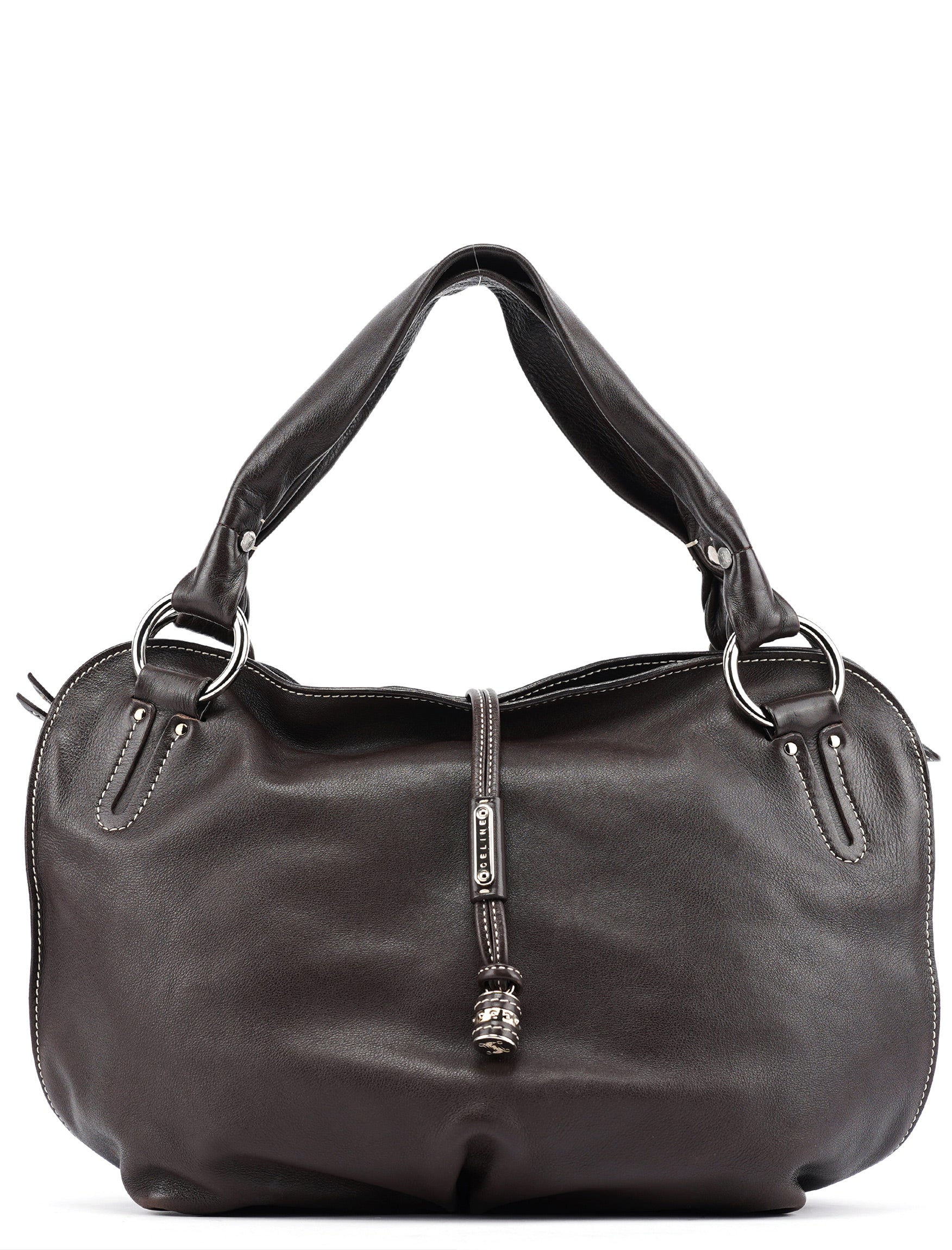Brown Leather Bittersweet Shoulder Bag