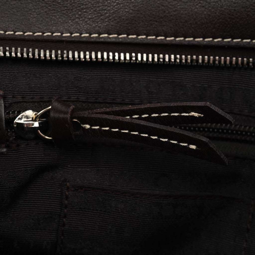 Brown Leather Bittersweet Shoulder Bag