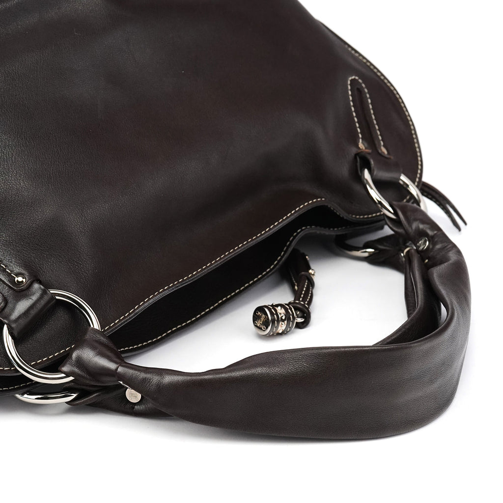 Brown Leather Bittersweet Shoulder Bag