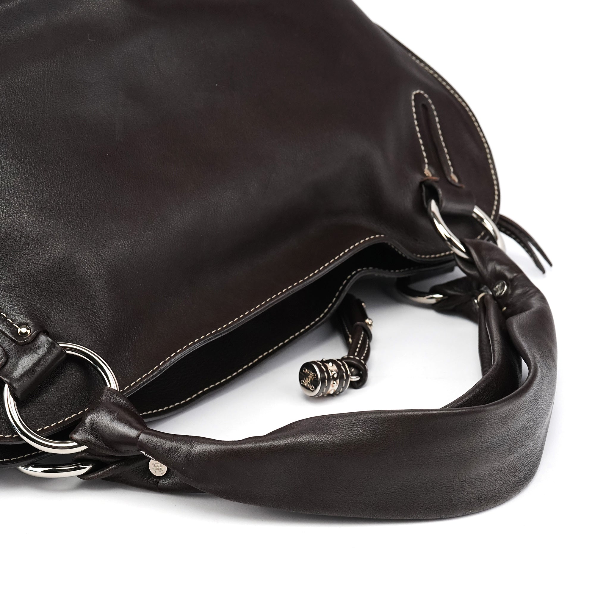 Brown Leather Bittersweet Shoulder Bag