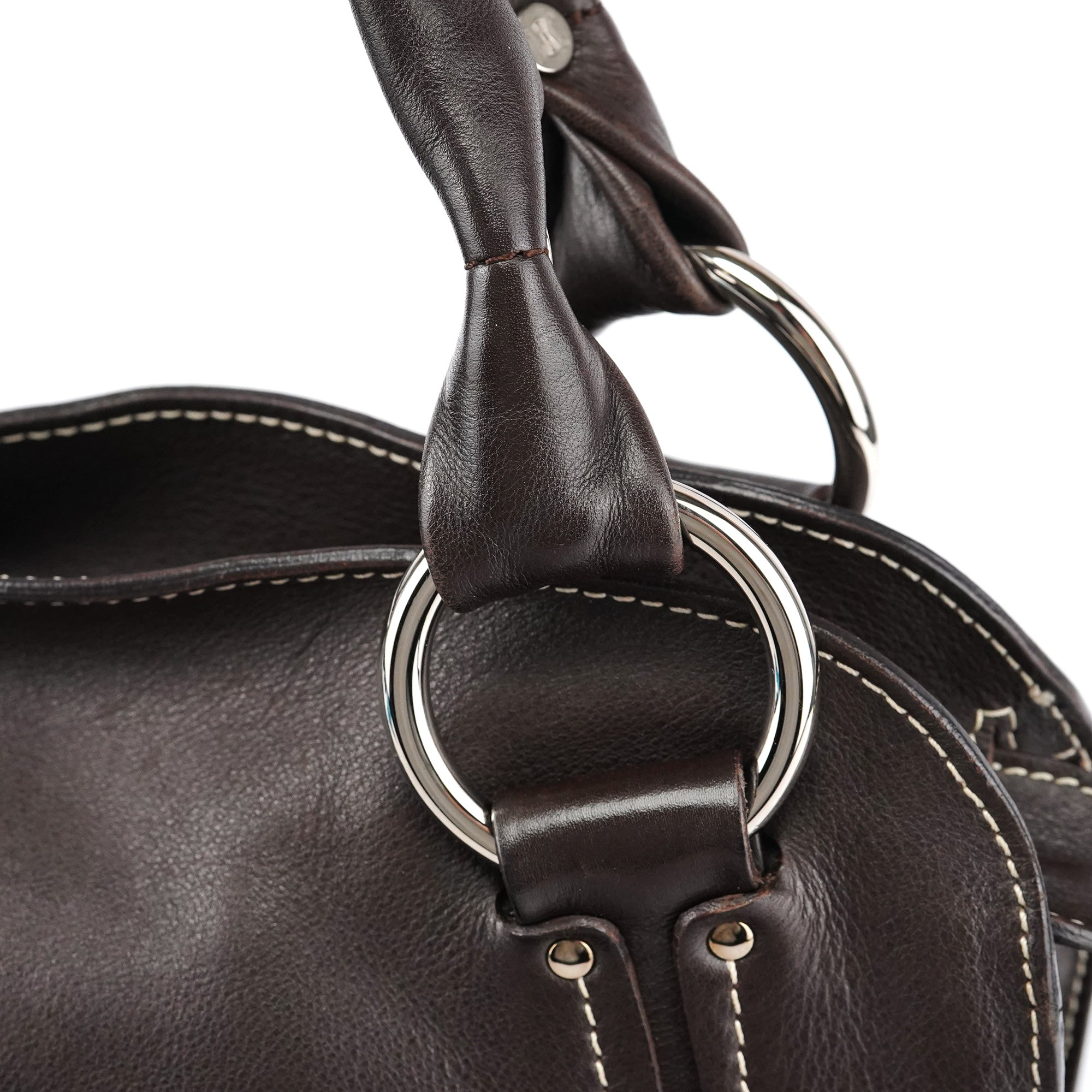 Brown Leather Bittersweet Shoulder Bag