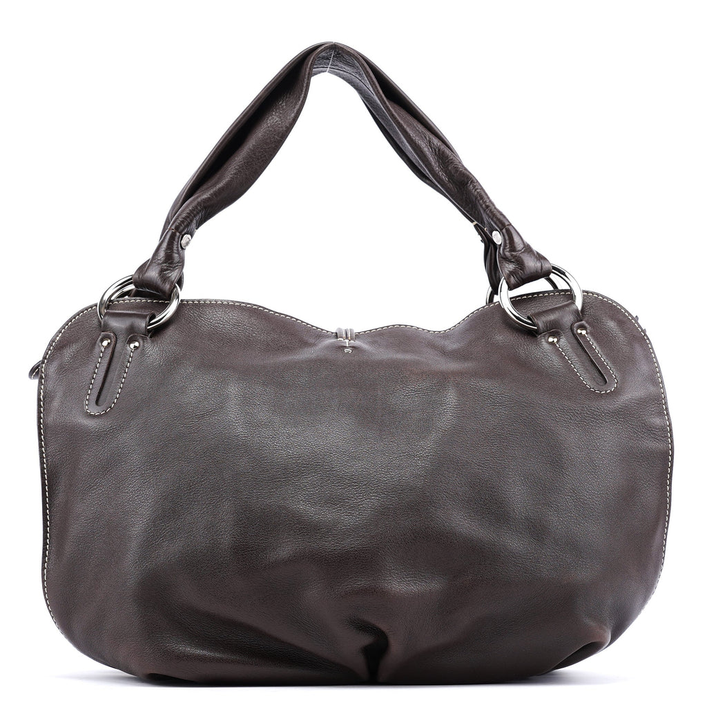 Brown Leather Bittersweet Shoulder Bag