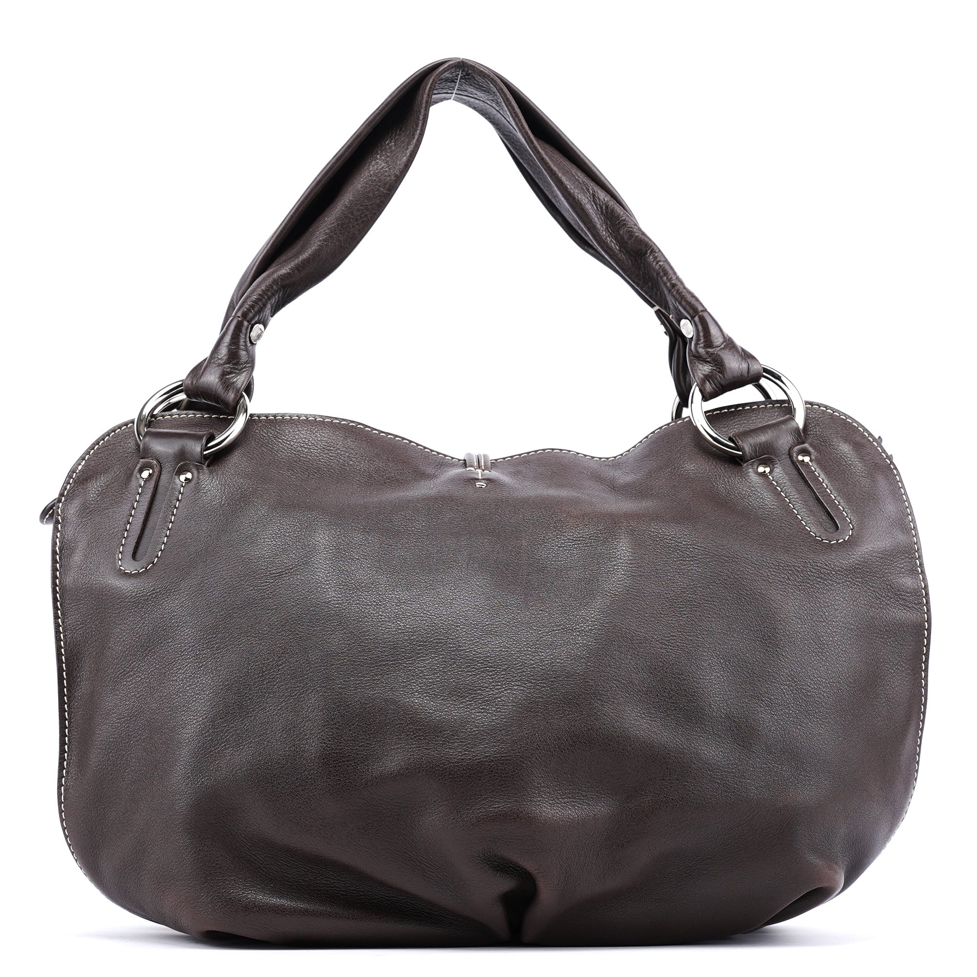 Brown Leather Bittersweet Shoulder Bag