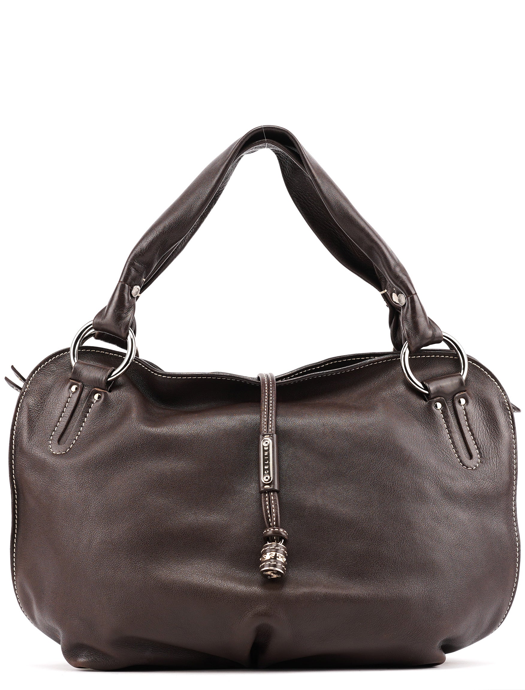 Brown Leather Bittersweet Shoulder Bag