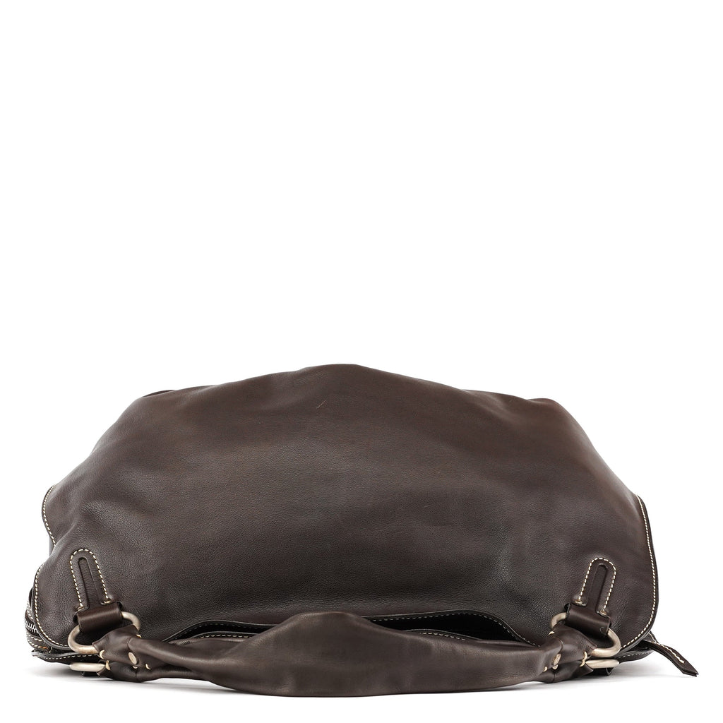 Brown Leather Bittersweet Shoulder Bag