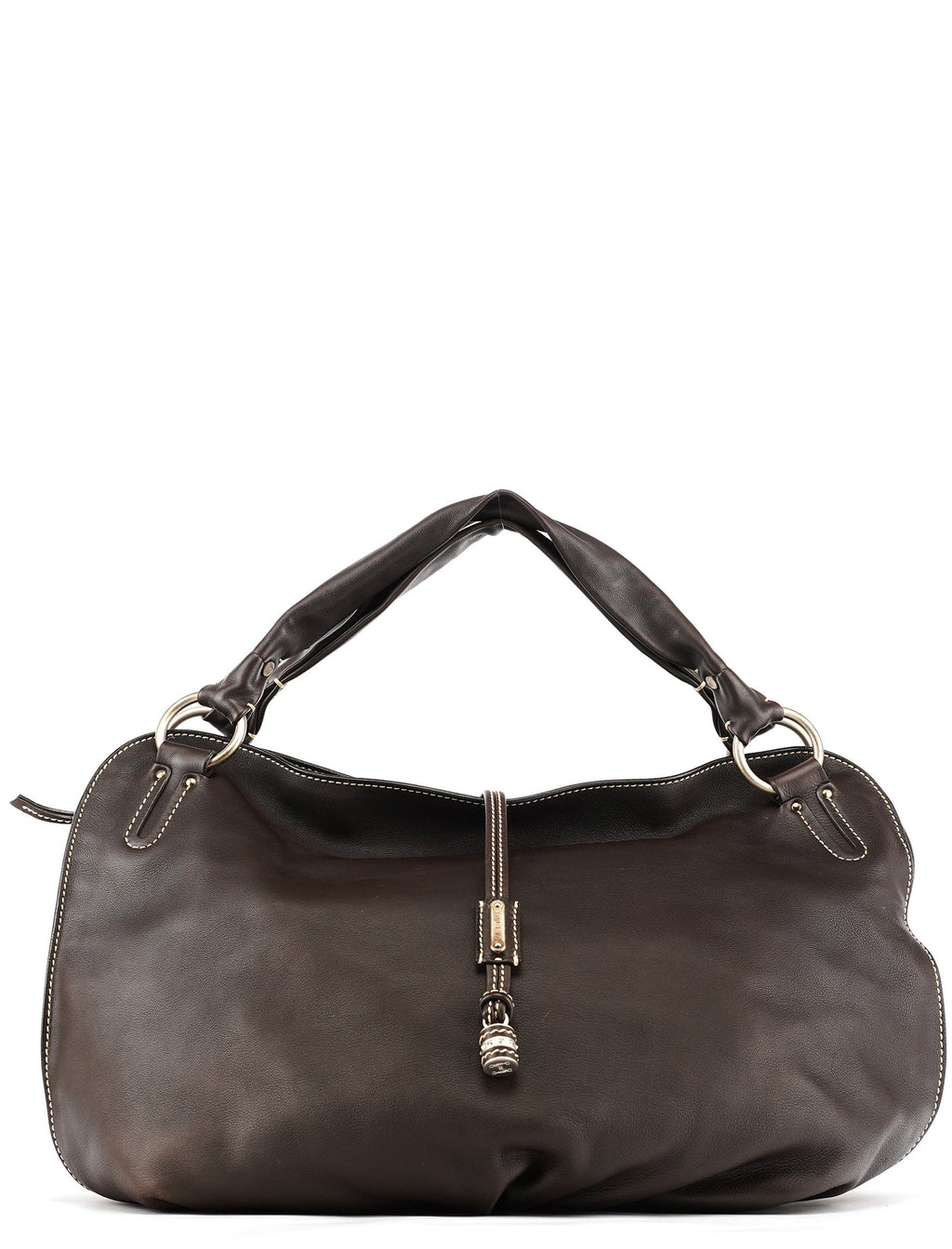 Brown Leather Bittersweet Shoulder Bag