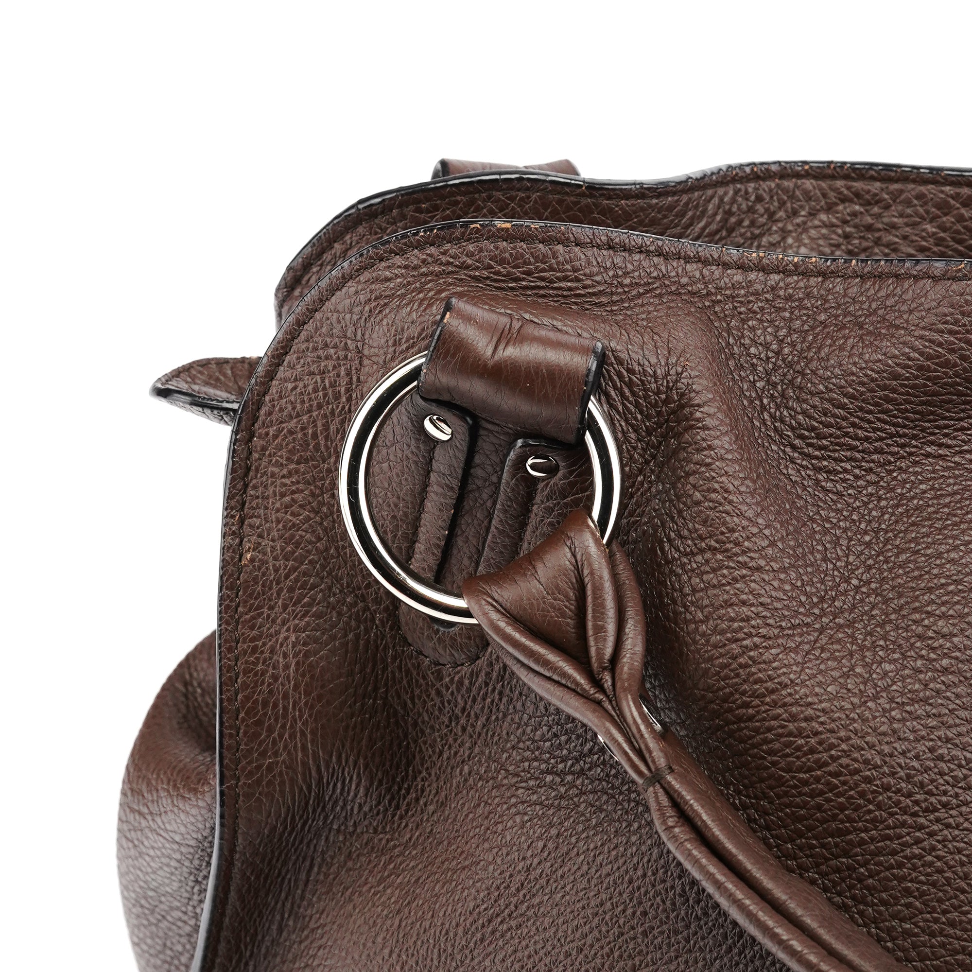 Brown Leather Bittersweet Shoulder Bag