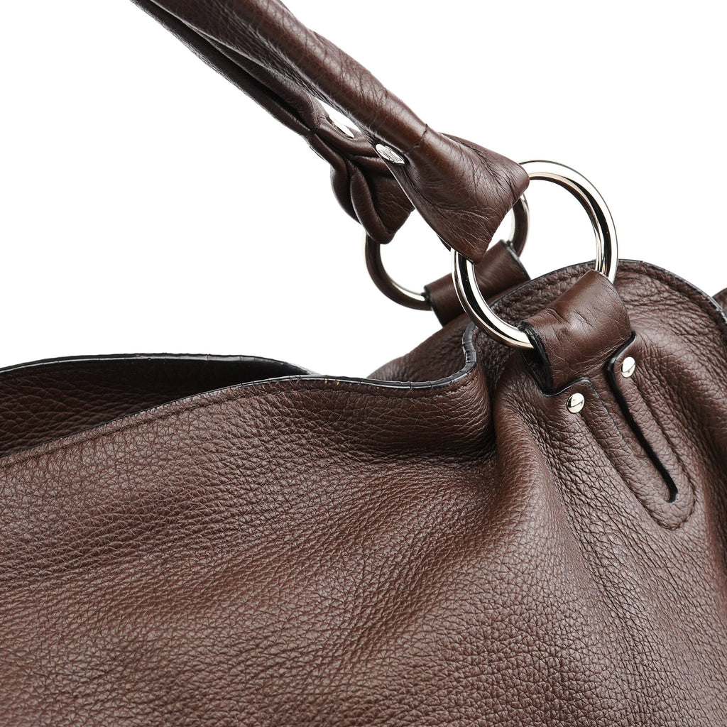 Brown Leather Bittersweet Shoulder Bag